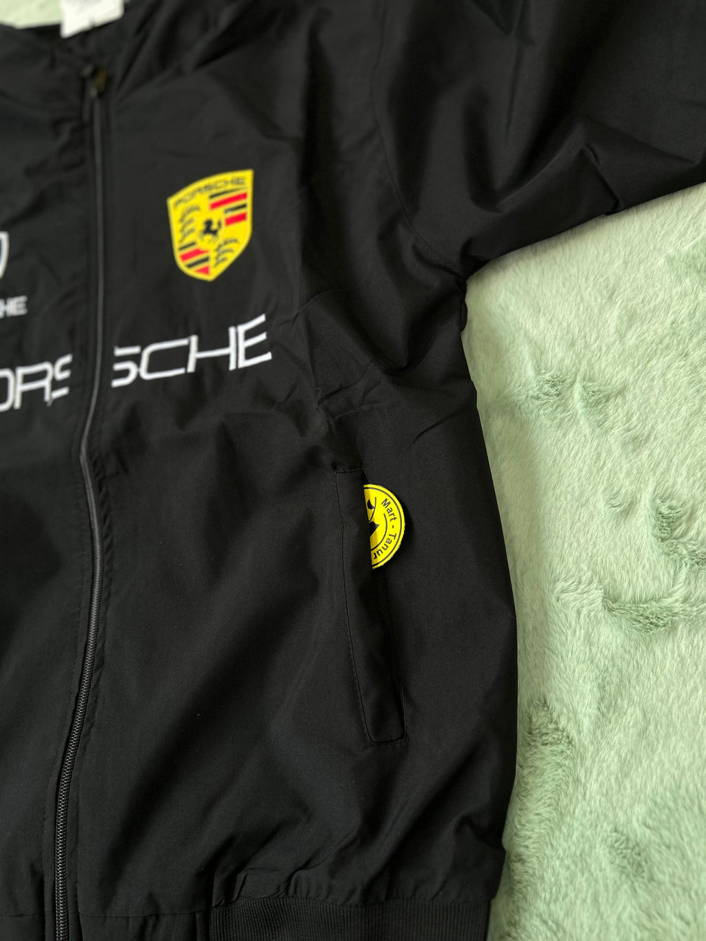 Imported Zipper Jacket – Porsche Edition (Full Embroidery)