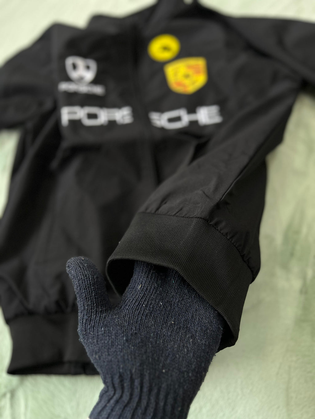 Imported Zipper Jacket – Porsche Edition (Full Embroidery)