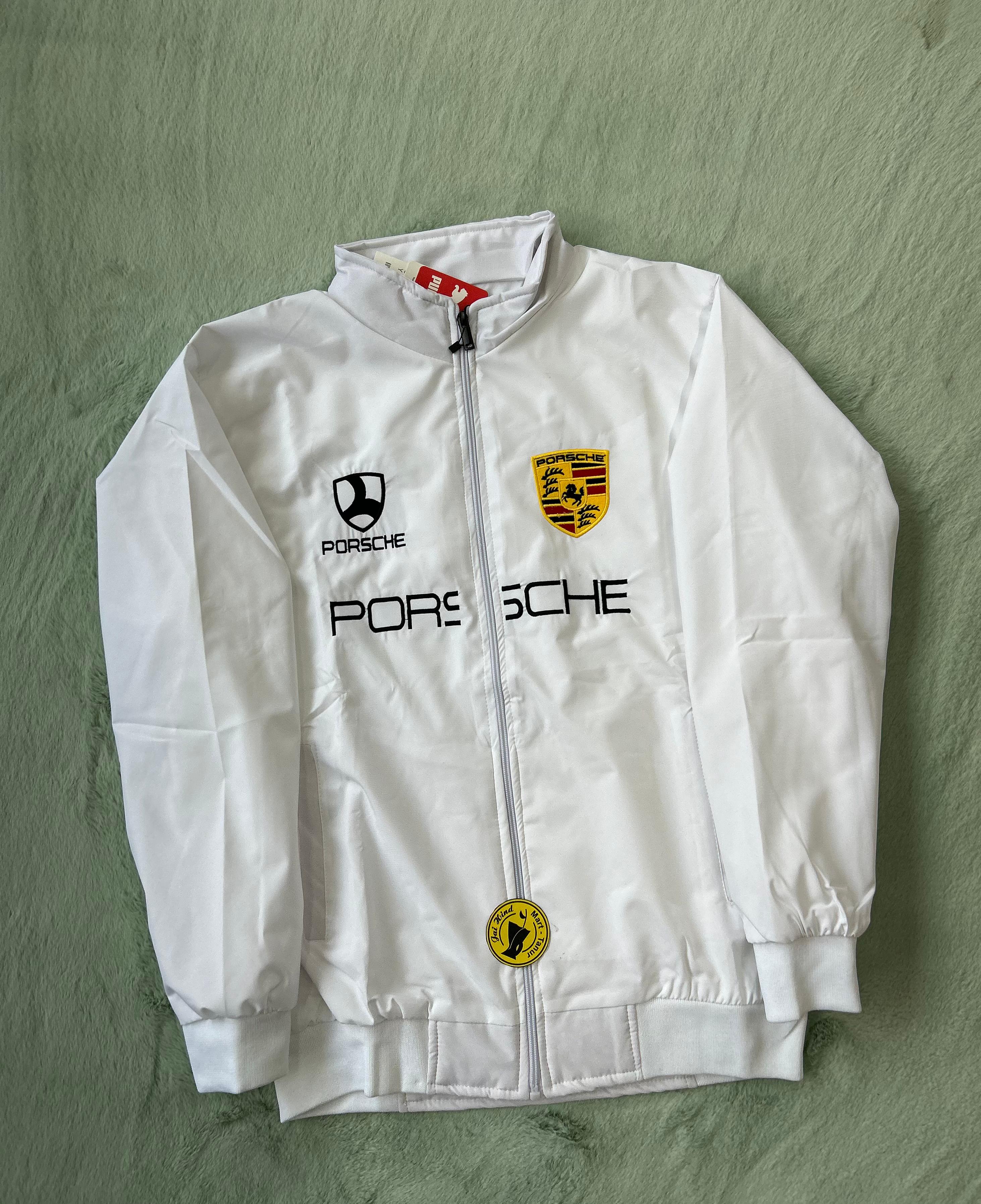 Imported Zipper Jacket – Porsche Edition (Full Embroidery)