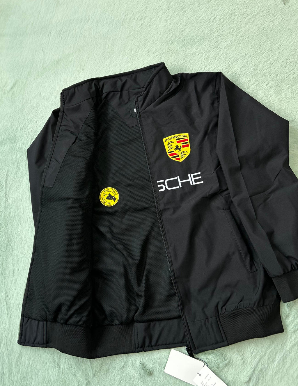 Imported Zipper Jacket – Porsche Edition (Full Embroidery)