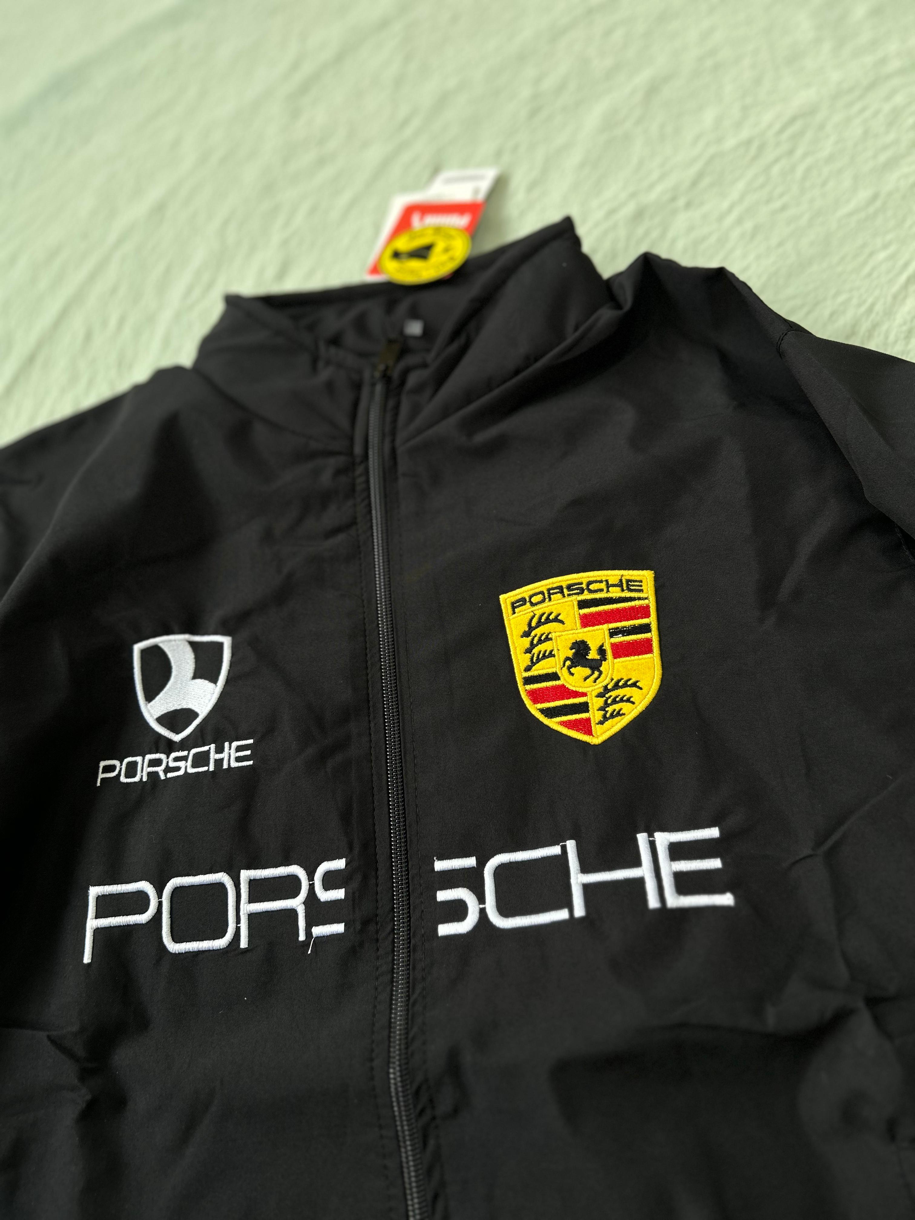 Imported Zipper Jacket – Porsche Edition (Full Embroidery)