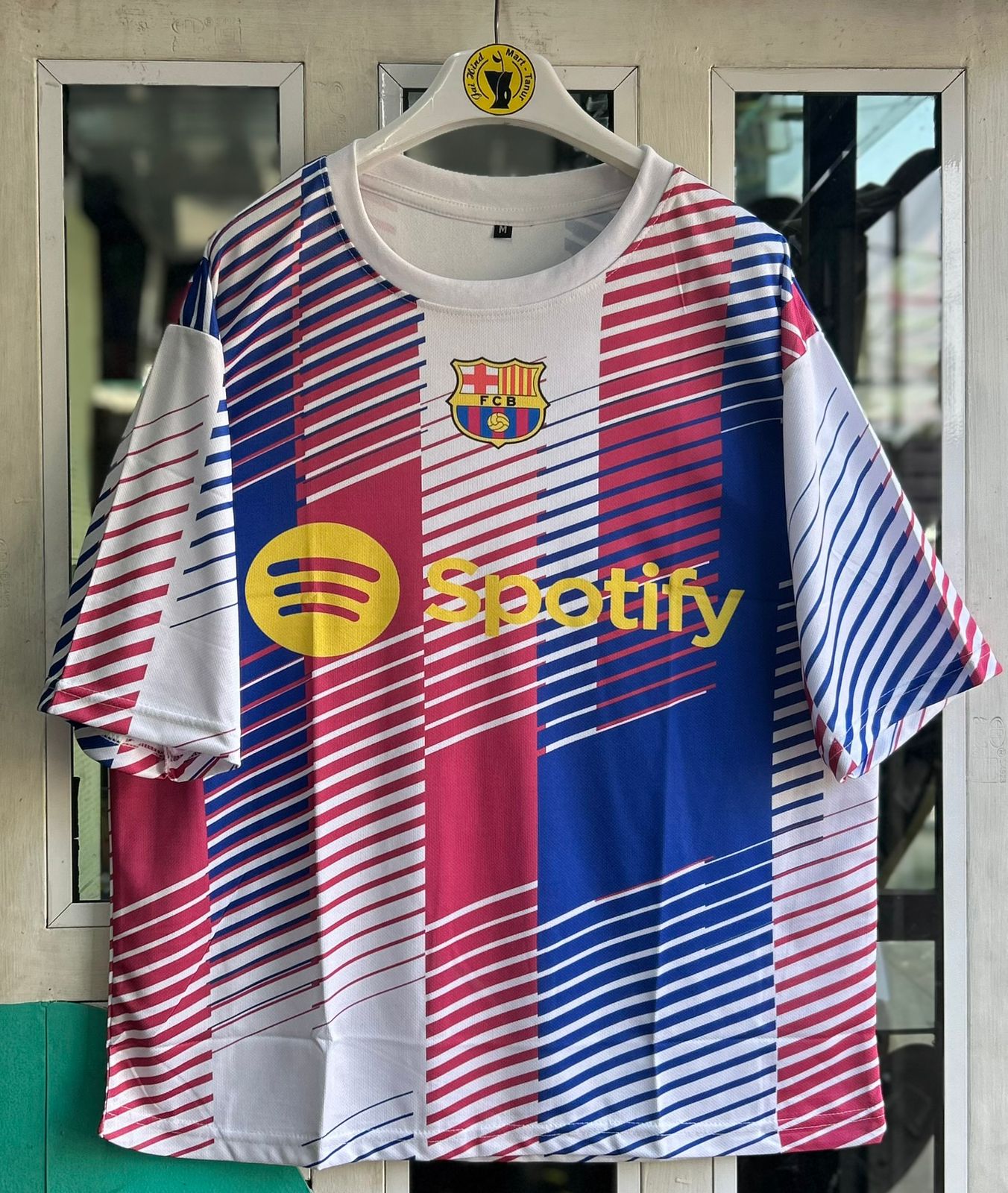 BARCELONA 2023-24 PREMATCH KIT. FIVESLEEVE SUBLIMATION