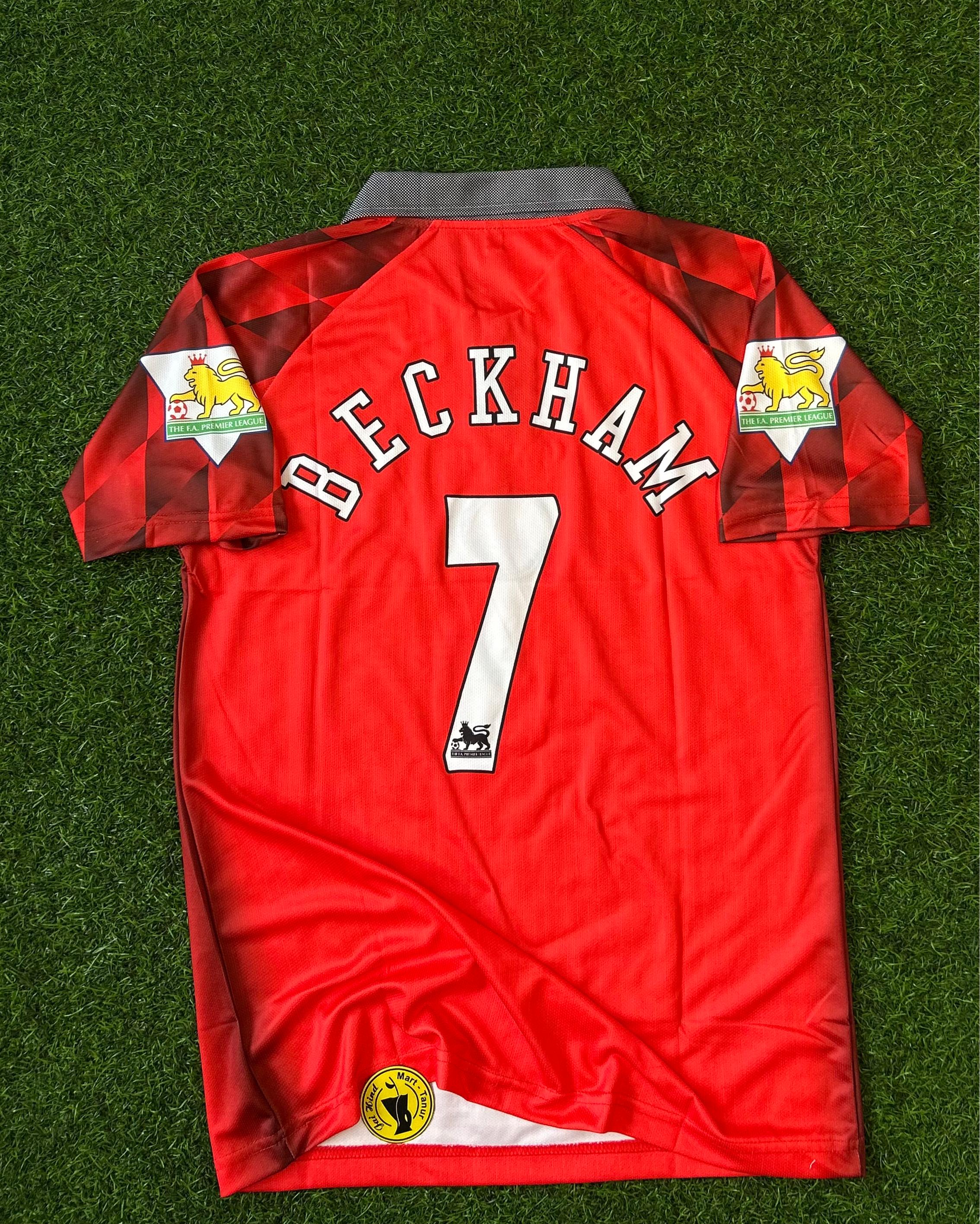 MAN UNITED 1997-98 SEASON HOME KIT.HALFSLEEVE EMBROIDERY