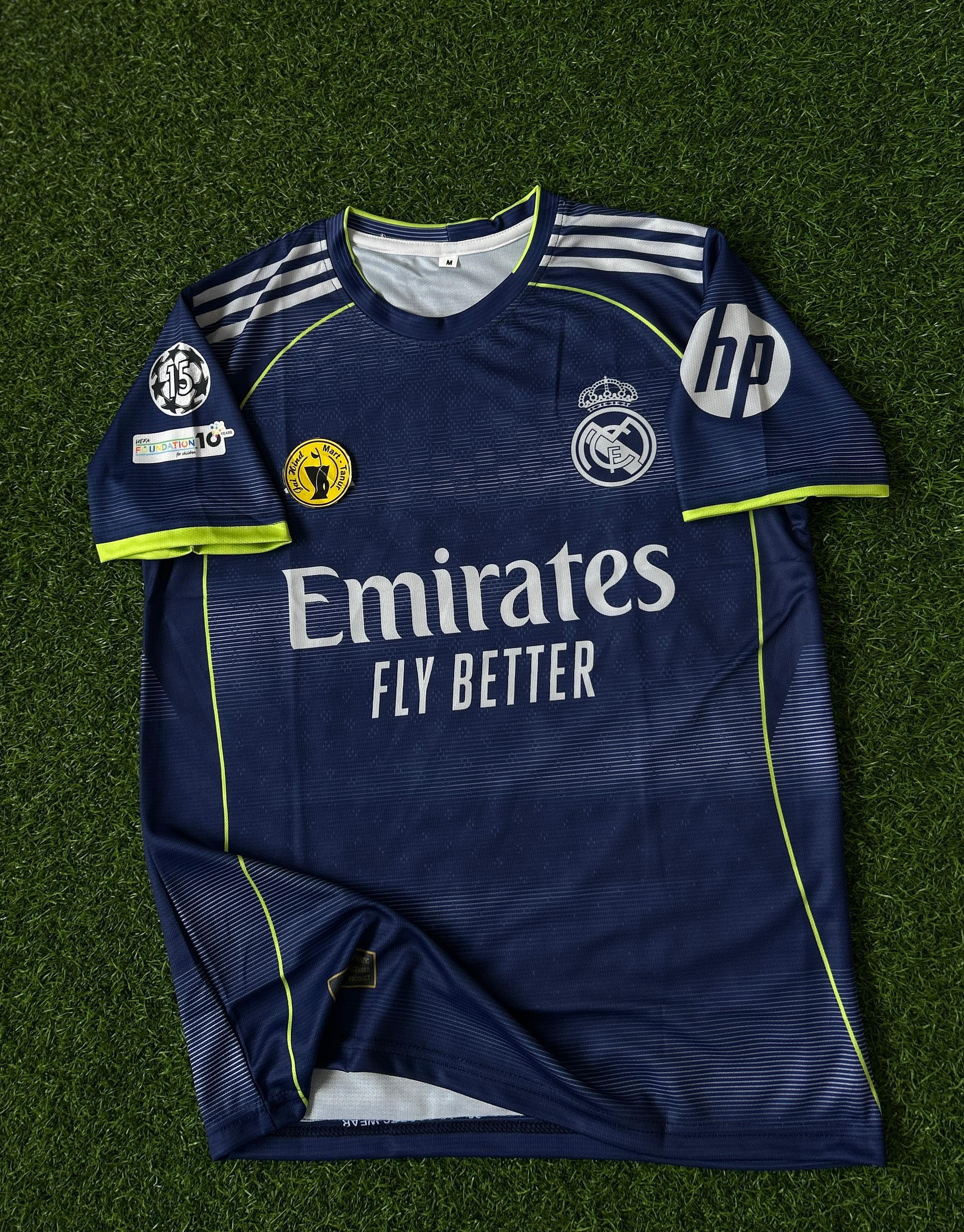 REAL MADRID 2025-26 SEASON AWAY KIT. HALFSLEEVE SUBLIMATION