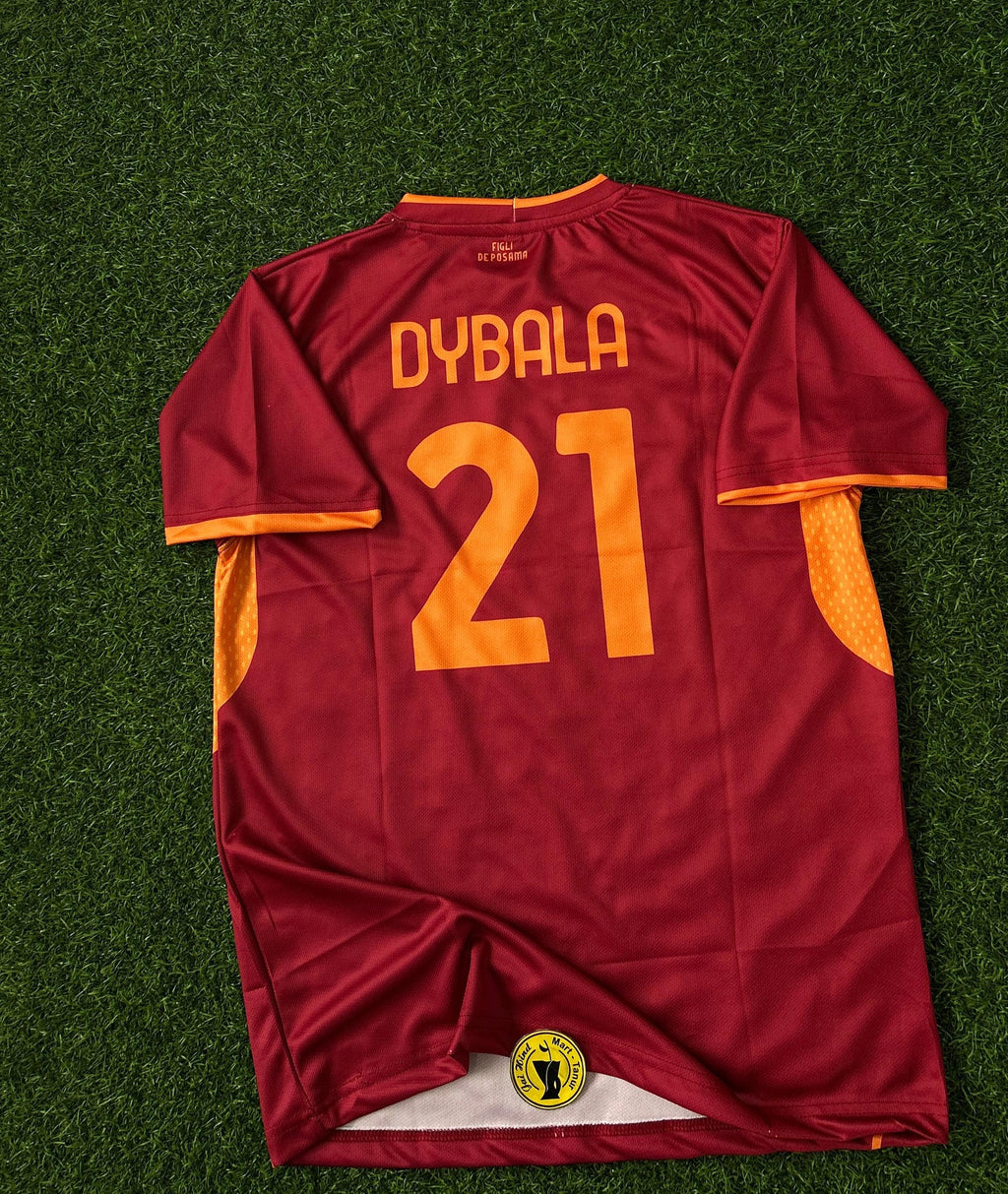 AS ROMA 2025-26 HOME KIT. HALFSLEEVE SUBLIMATION