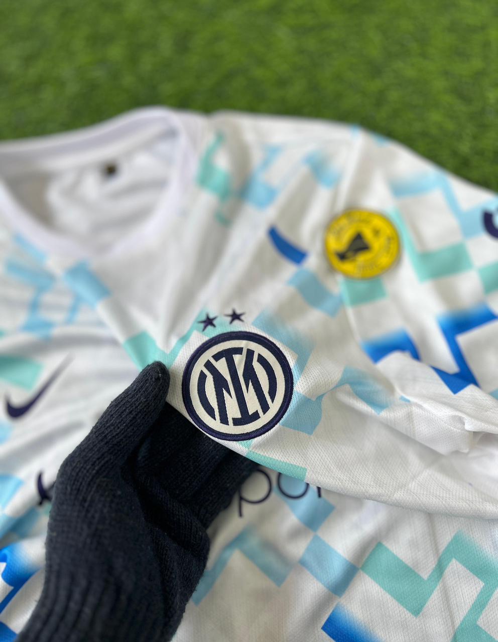 INTERMILAN 2025-26 SEASON AWAY KIT. HALFSLEEVE EMBROIDERY