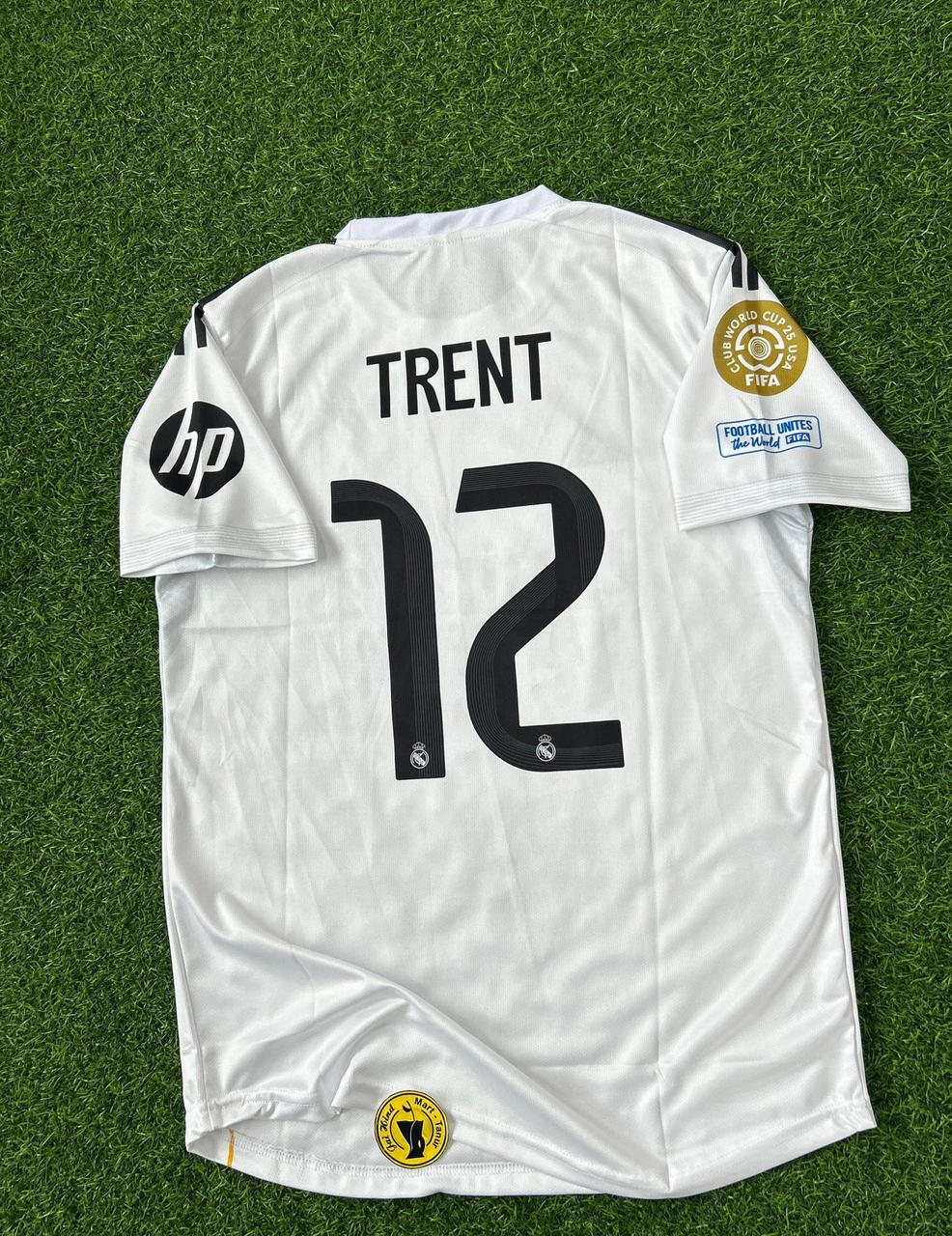 REAL MADRID 2035-26 SEASON HOME KIT. HALFSLEEVE EMBROIDERY