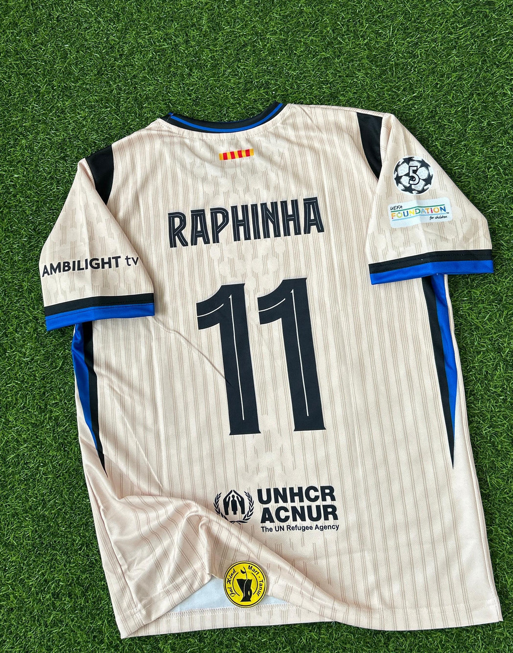 BARCELONA 2025-26 SEASON AWAY KIT. HALFSLEEVE SUBLIMATION