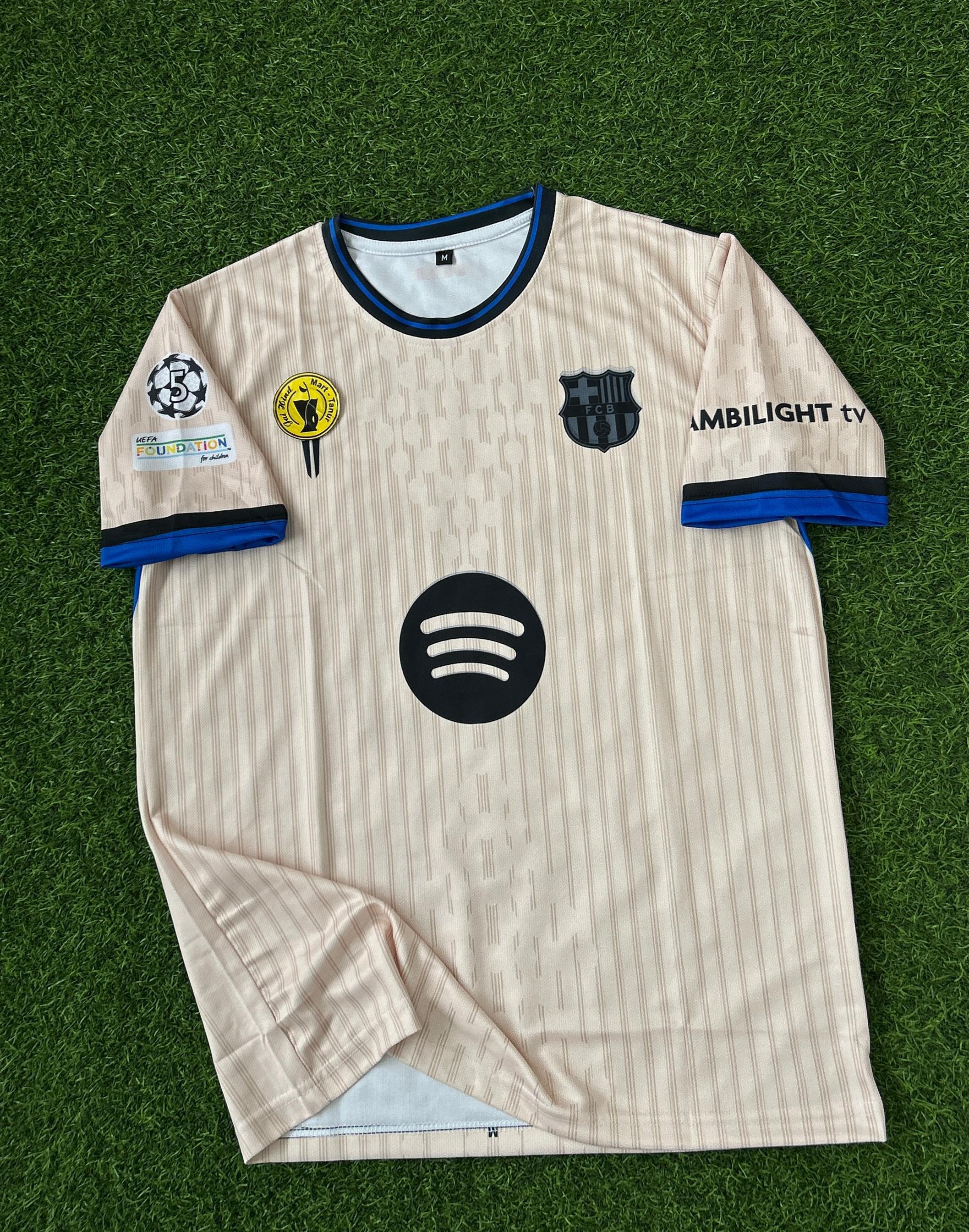BARCELONA 2025-26 AWAY KIT. HALFSLEEVE SUBLIMATION
