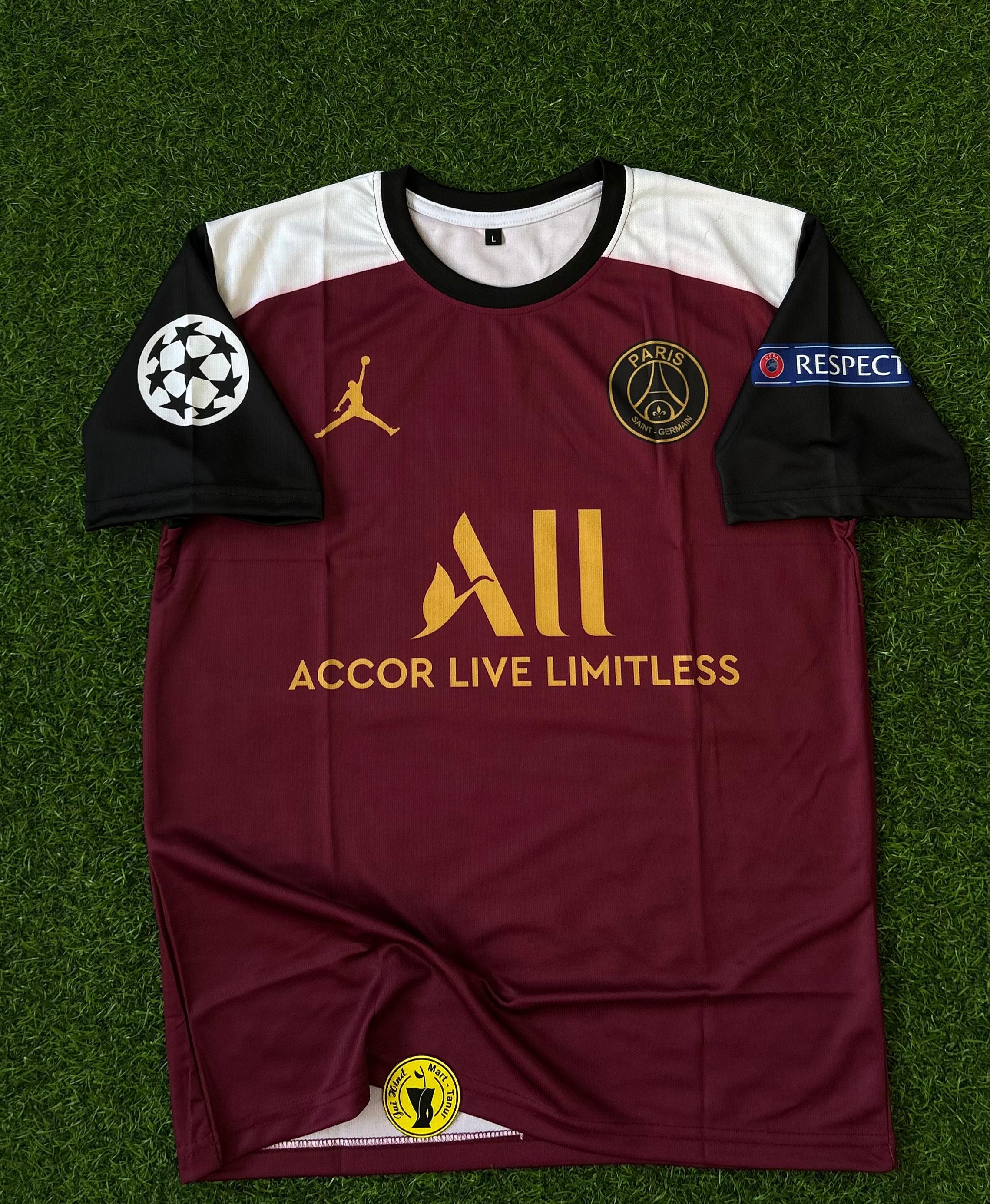 PSG 2020-21 SEASON THIRD KIT . HALFSLEEVE SUBLIMATION