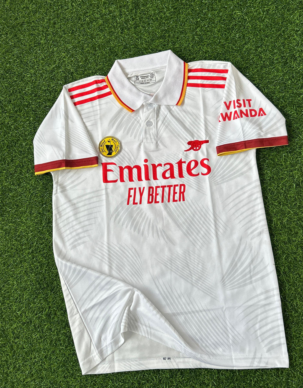 ARSENAL 2025-26 SEASON THIRD KIT . HALFSLEEVE POLO EMBROIDERY