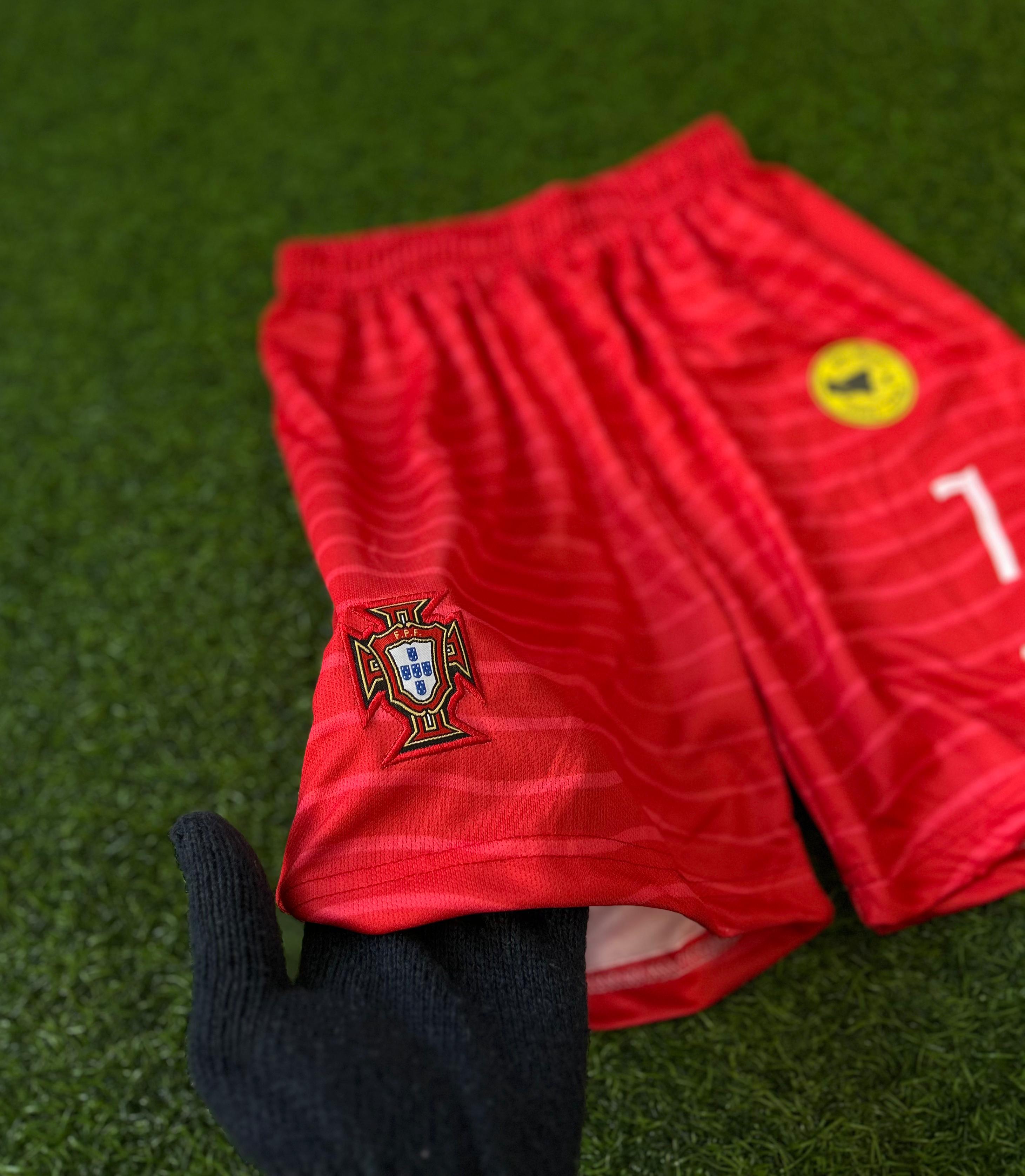 PORTUGAL 2026 WORLD CUP HOME KIT. HALFSLEEVE EMBROIDERY  SETT
