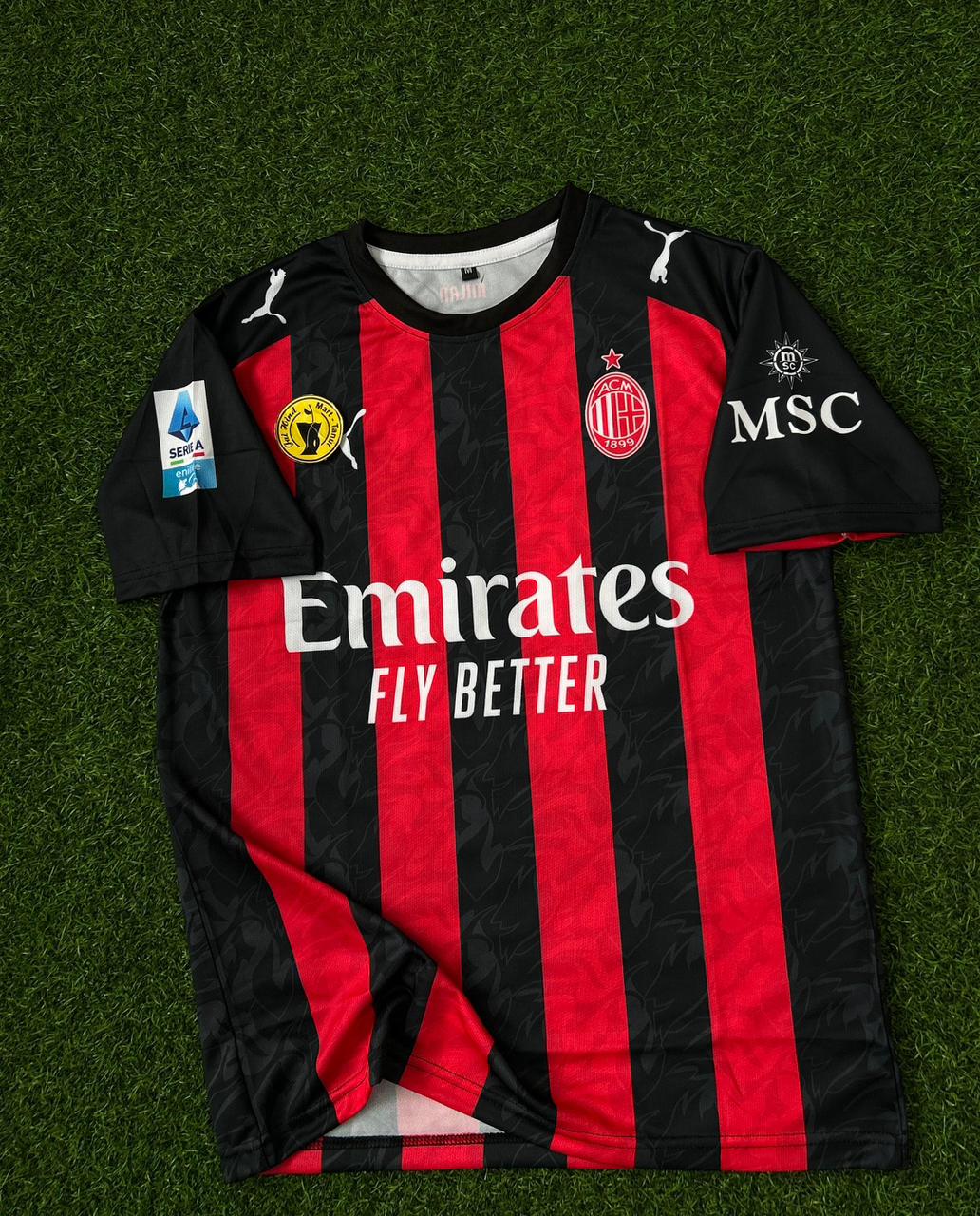 AC MILAN 2025-26 SEASON HOME KIT.HALFSLEEVE SUBLIMATION