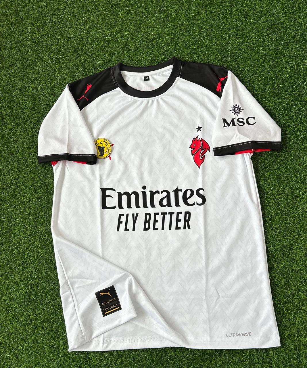 AC MILAN 2025-26 SEASON AWAY KIT. HALFSLEEVE SUBLIMATION