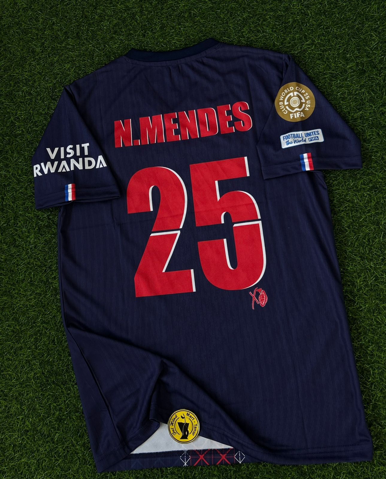 PSG 2025-26 SEASON HOME KITT. HALFSLEEVE EMBROIDERY