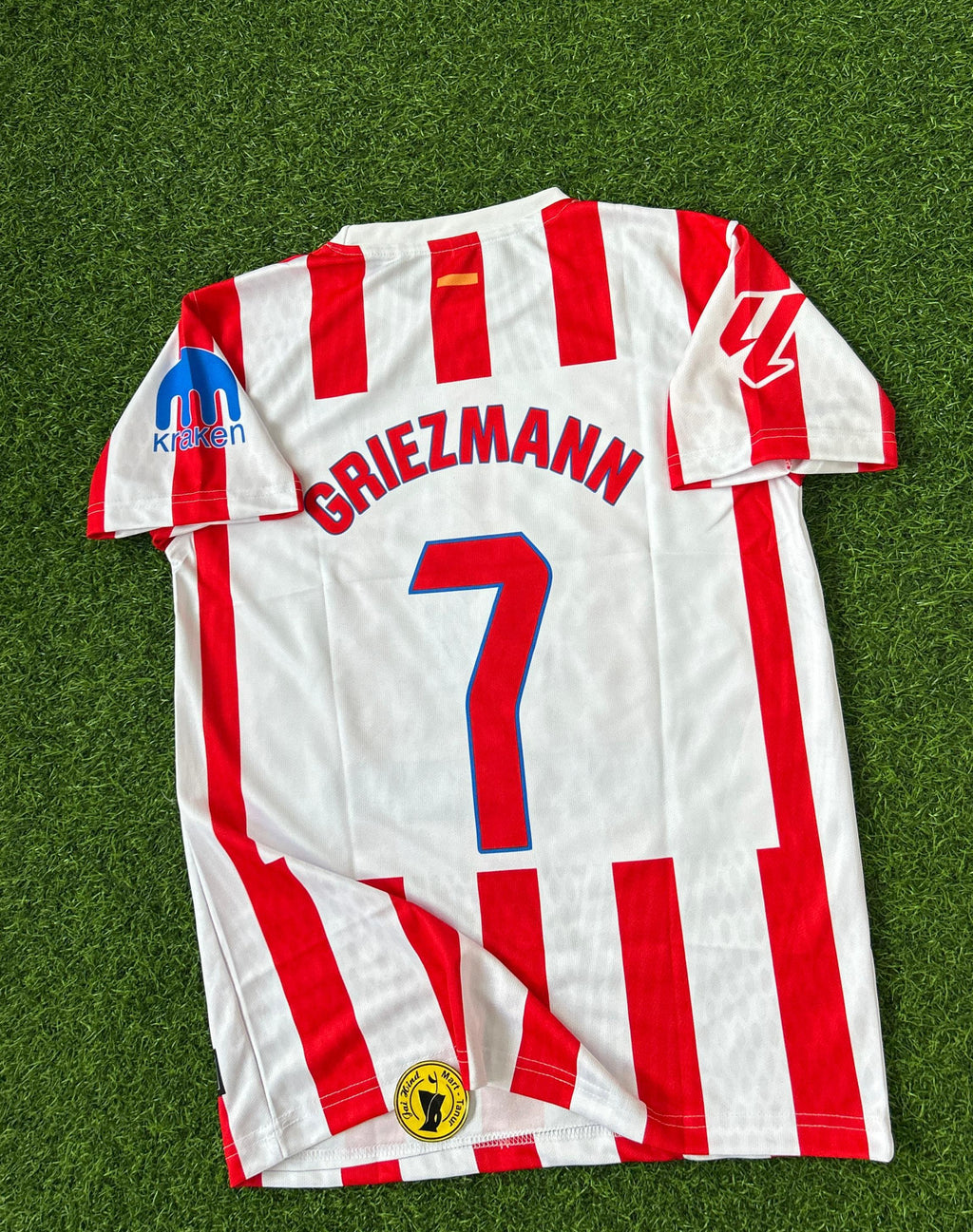 ATLETICO MADRID 2025-26 SEASON HOME KIT. HALFSLEEVE SUBLIMATION