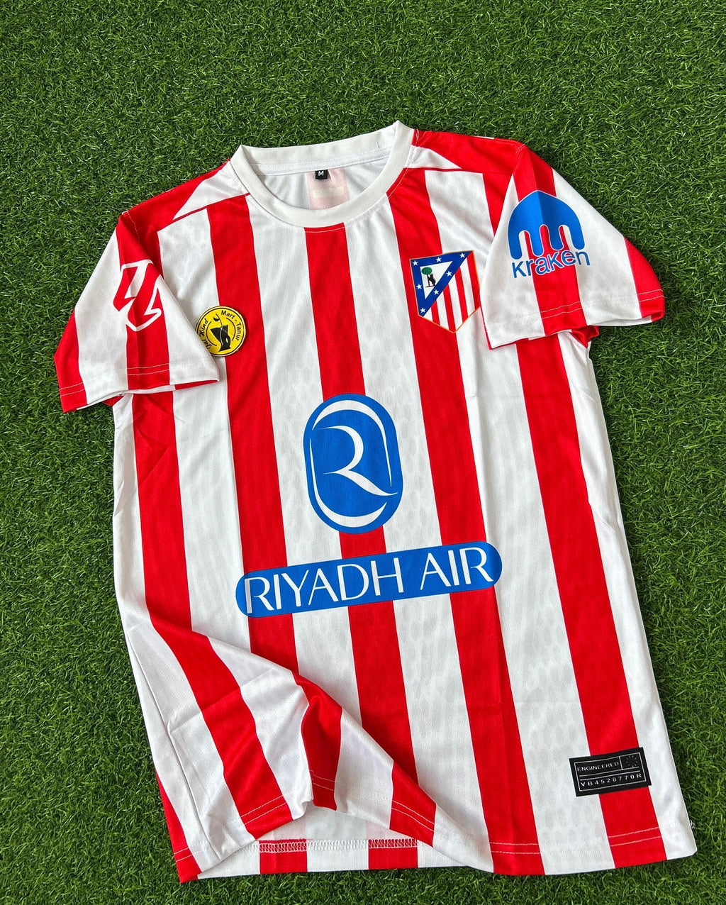 ATLETICO MADRID 2025-26 SEASON HOME KIT. HALFSLEEVE SUBLIMATION