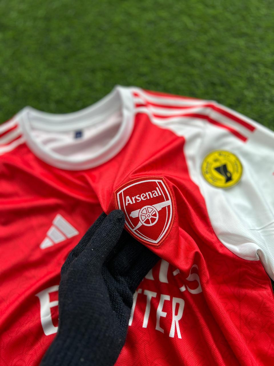ARSENAL 2025-26 HOME KIT.HALFSLEEVE EMBROIDERY