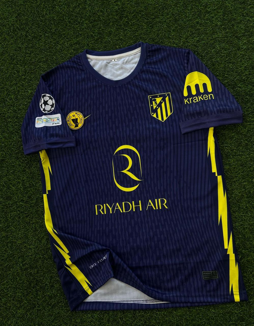 ATLETICO MADRID 2025-26 SEASON AWAY KIT.HALFSLEEVE SUBLIMATION