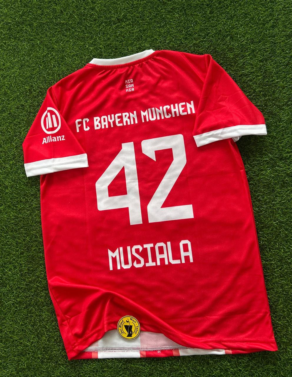 BAYERN MUNICH 2025-26 SEASON HOME KIT. HALFSLEEVE SUBLIMATION