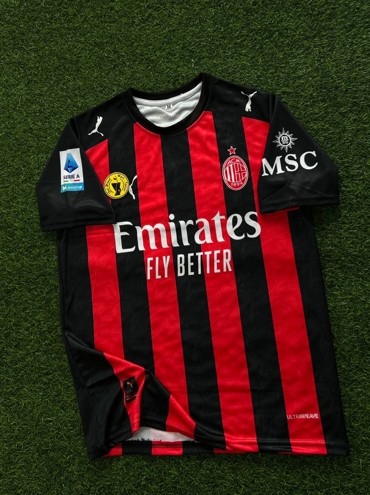 AC MILAN 2025-26 HOME KIT. HALFSLEEVE SUBLIMATION