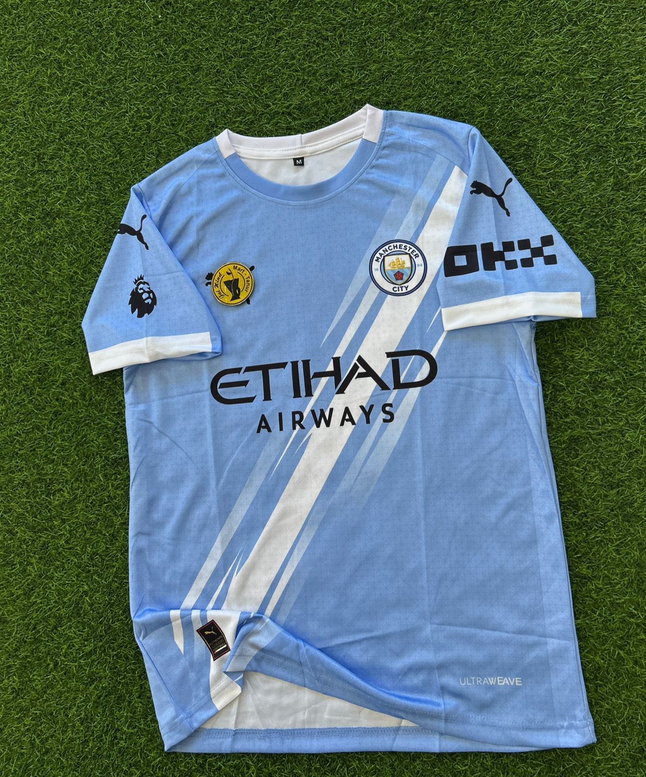 MAN CITY 2025-26 SEASON HOME KIT. HALFSLEEVE SUBLIMATION