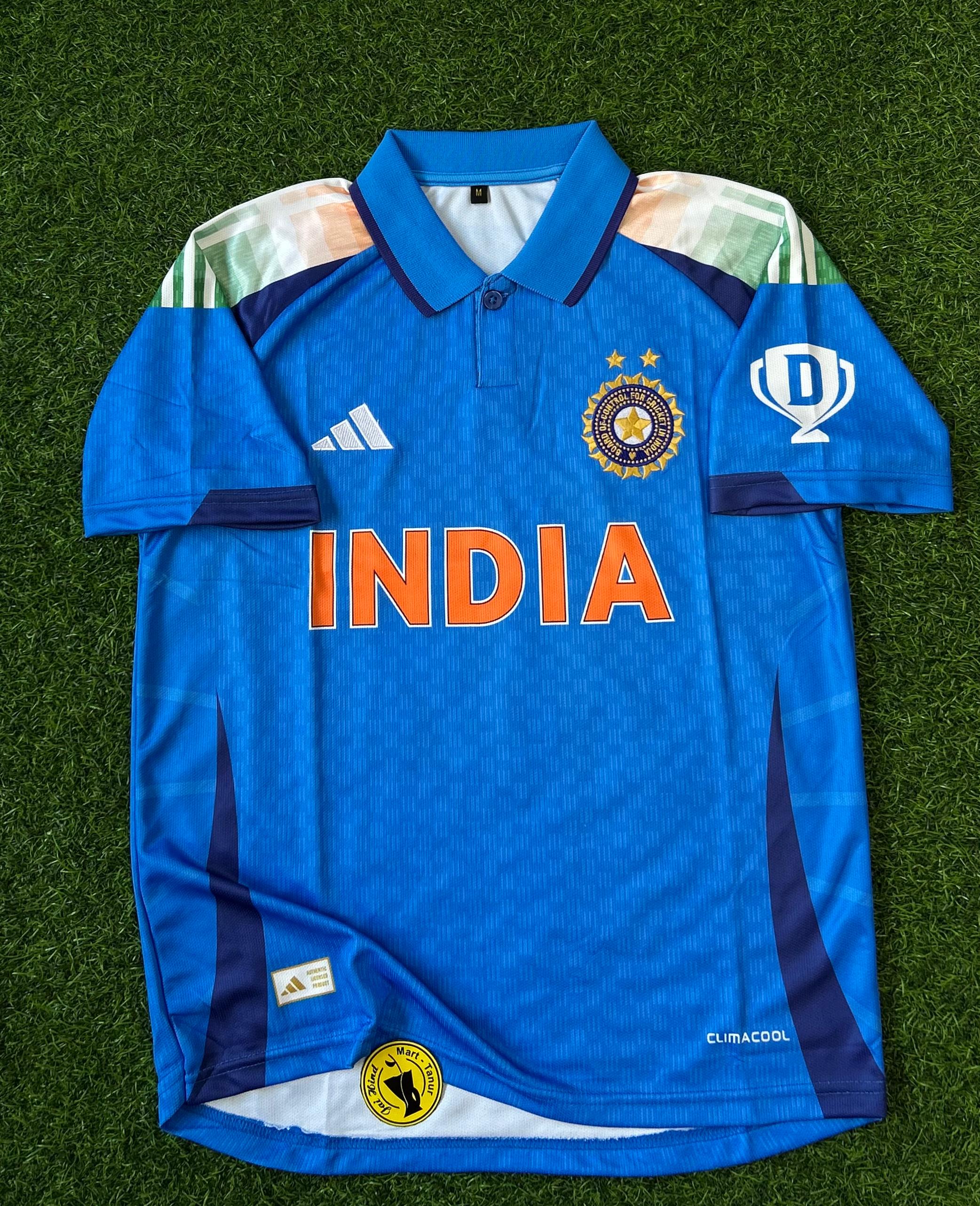 INDIA 2025 ODI KIT. HALFSLEEVE POLO EMBROIDERY (REGLAN SLEEVE)