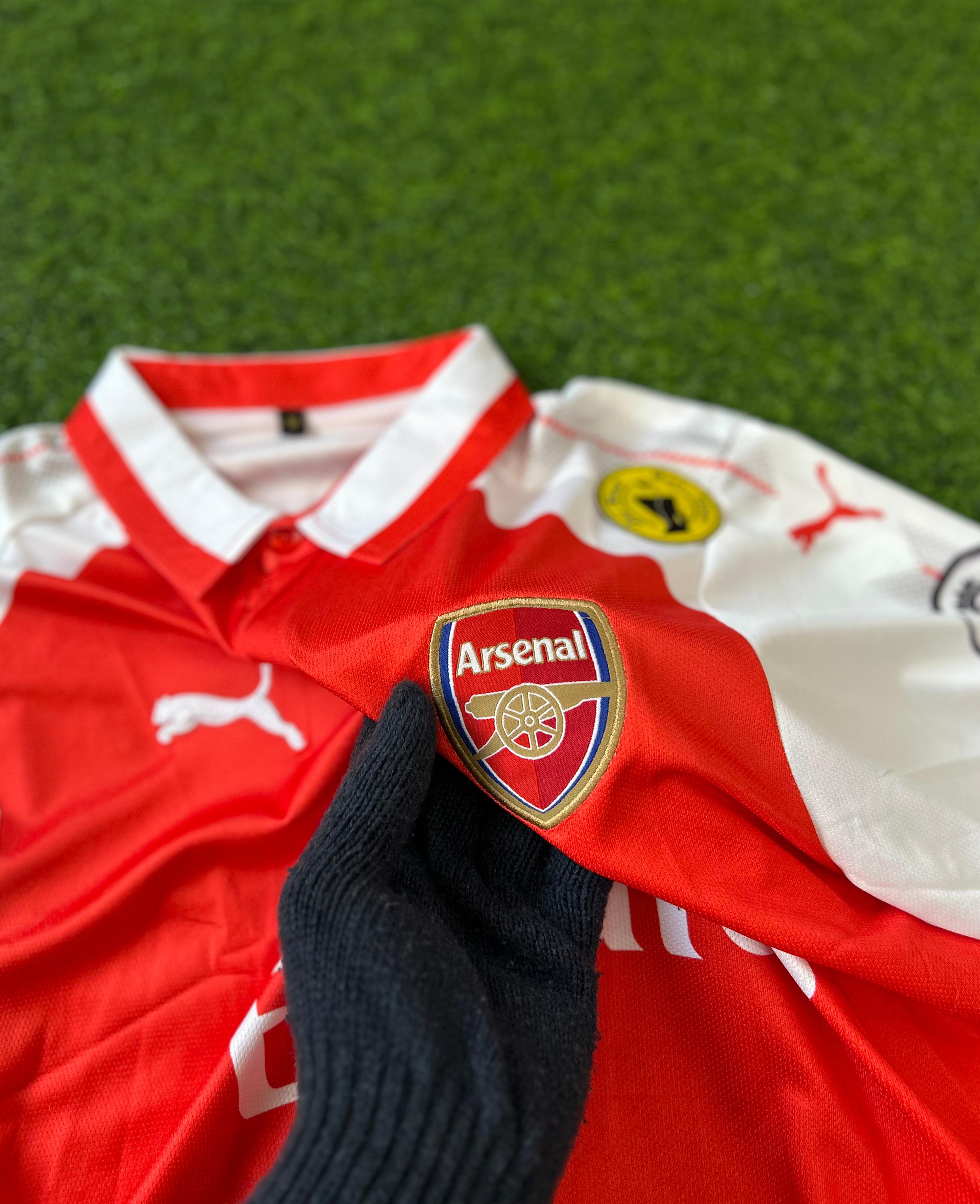 ARSENAL 2025-16 SEASON HOME KIT. HALFSLEEVE POLO EMBROIDERY