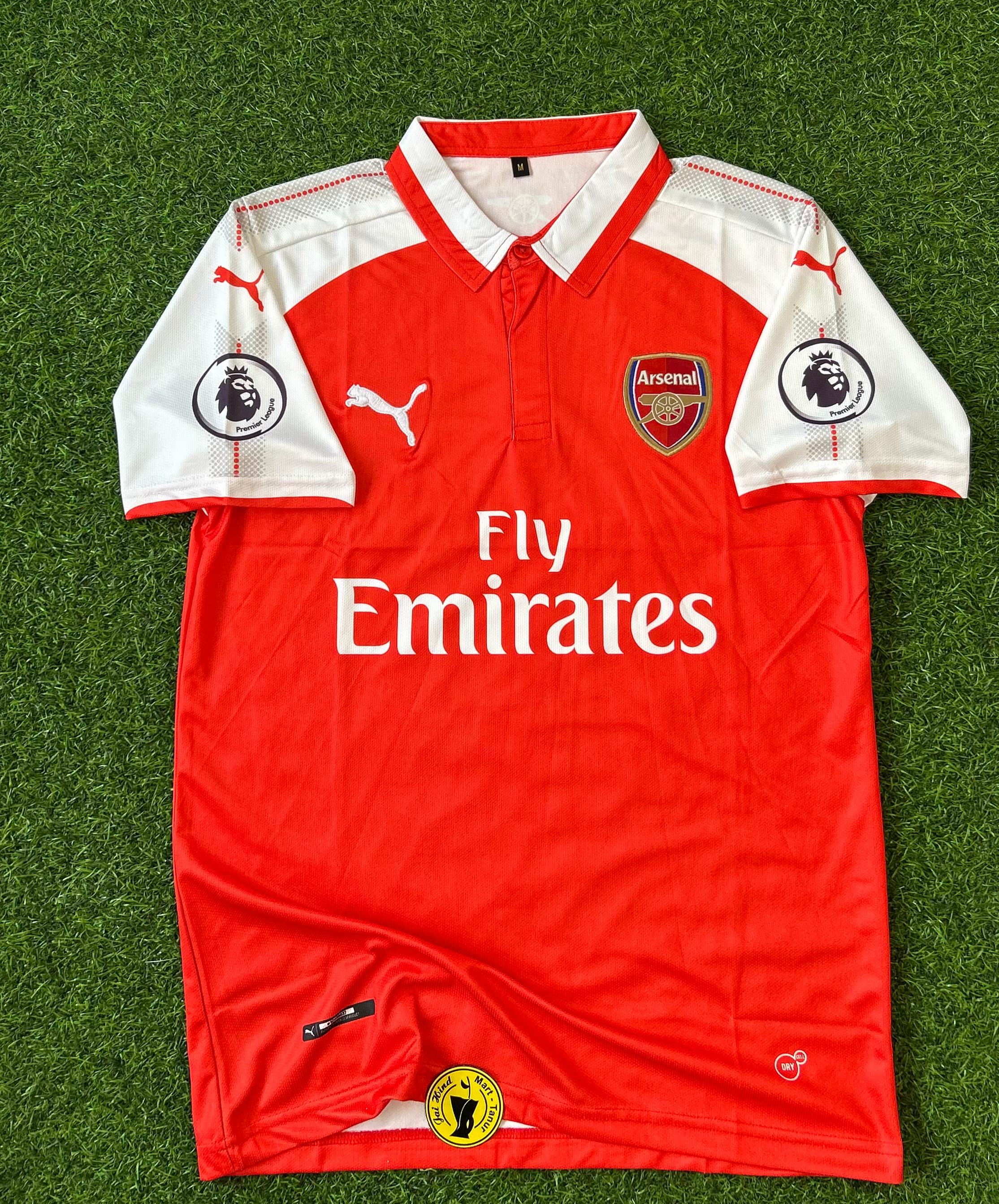 ARSENAL 2025-16 SEASON HOME KIT. HALFSLEEVE POLO EMBROIDERY