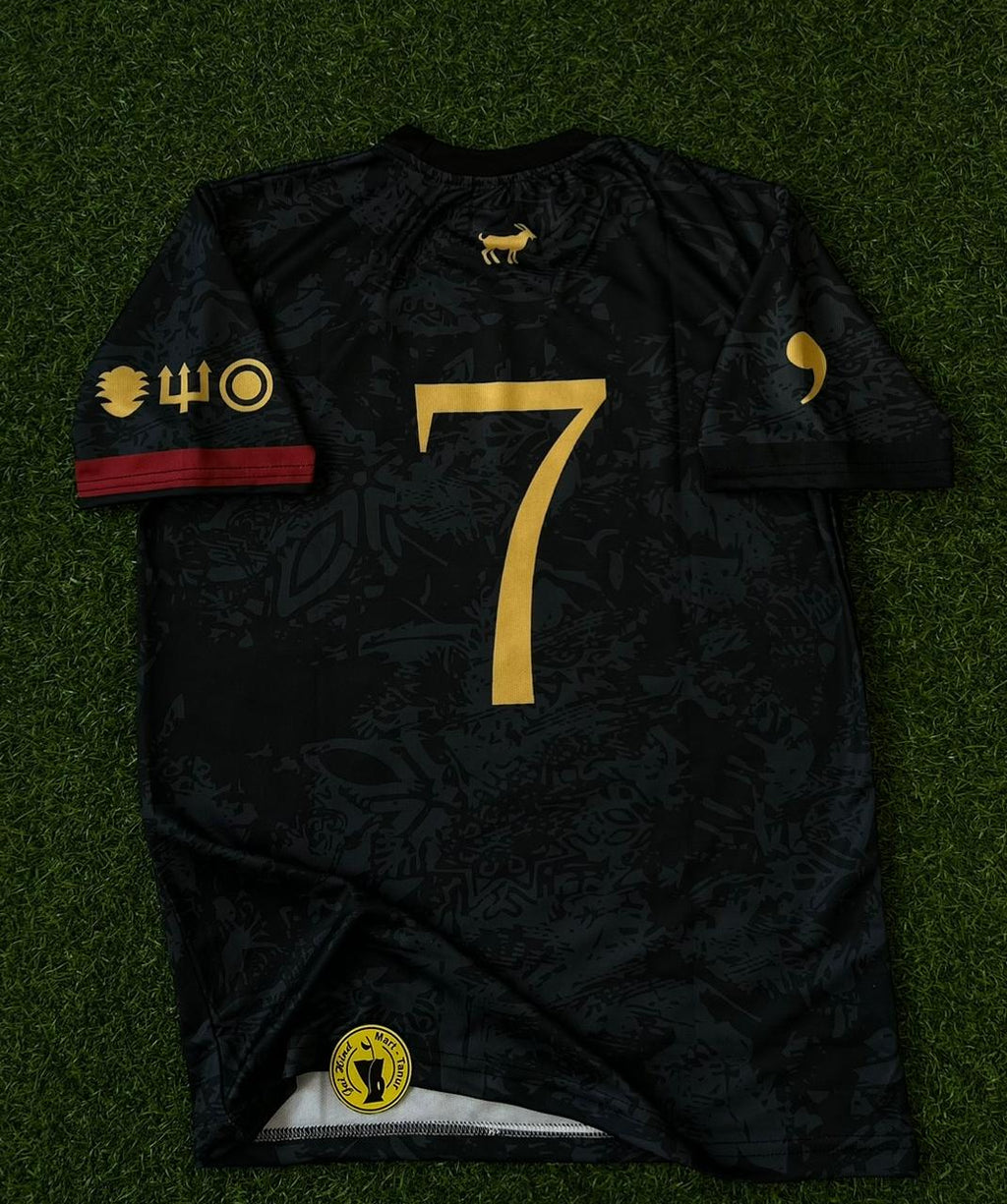 PORTUGAL'GOAT' SPECIAL EDITION,RONALDO TRIBUTE JERSEY. HALFSLEEVE SUBLIMATION