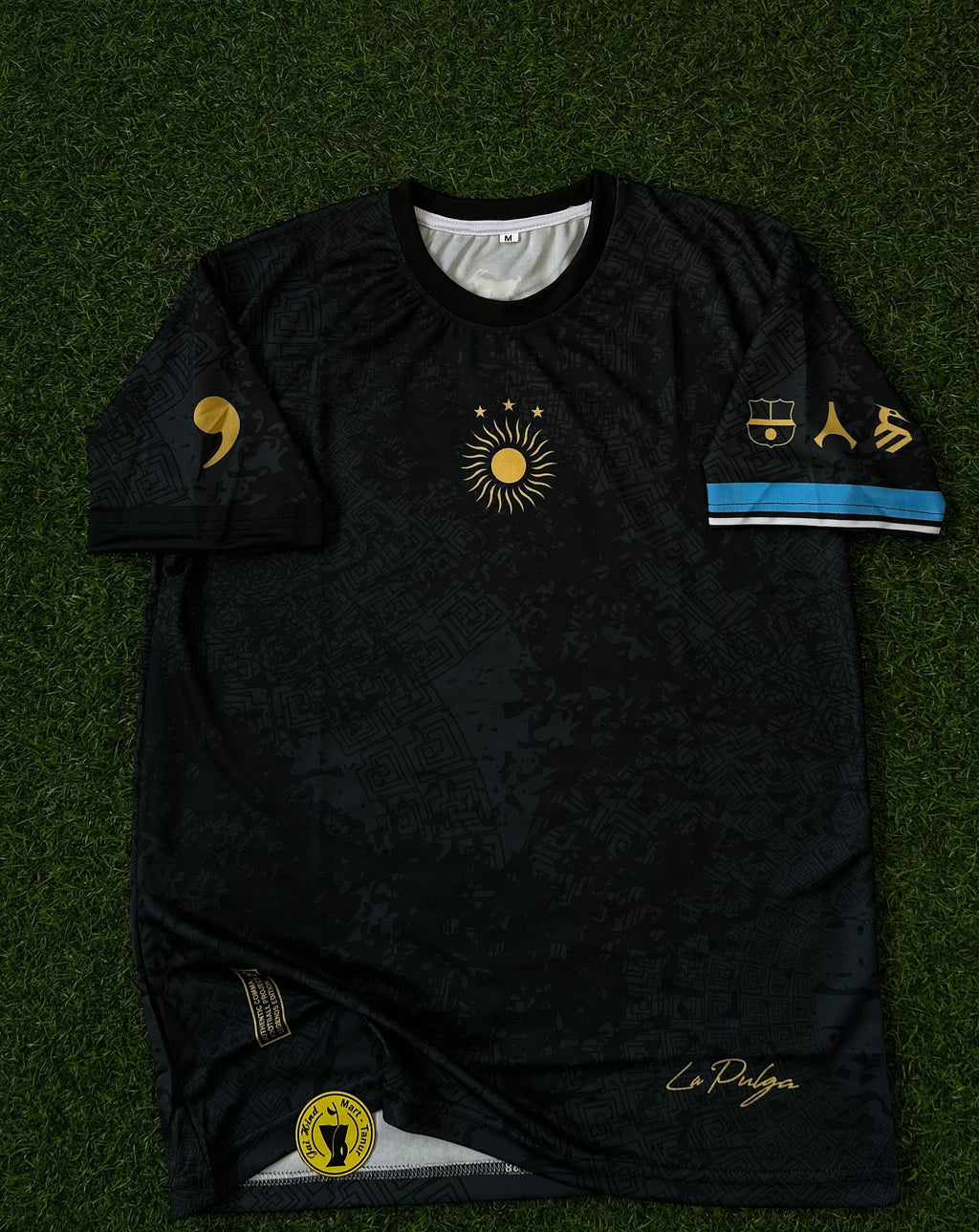 ARGENTINA 'GOAT' SPECIAL EDITION,MESSI TRIBUTE JERSEY. HALFSLEEVE SUBLIMATION