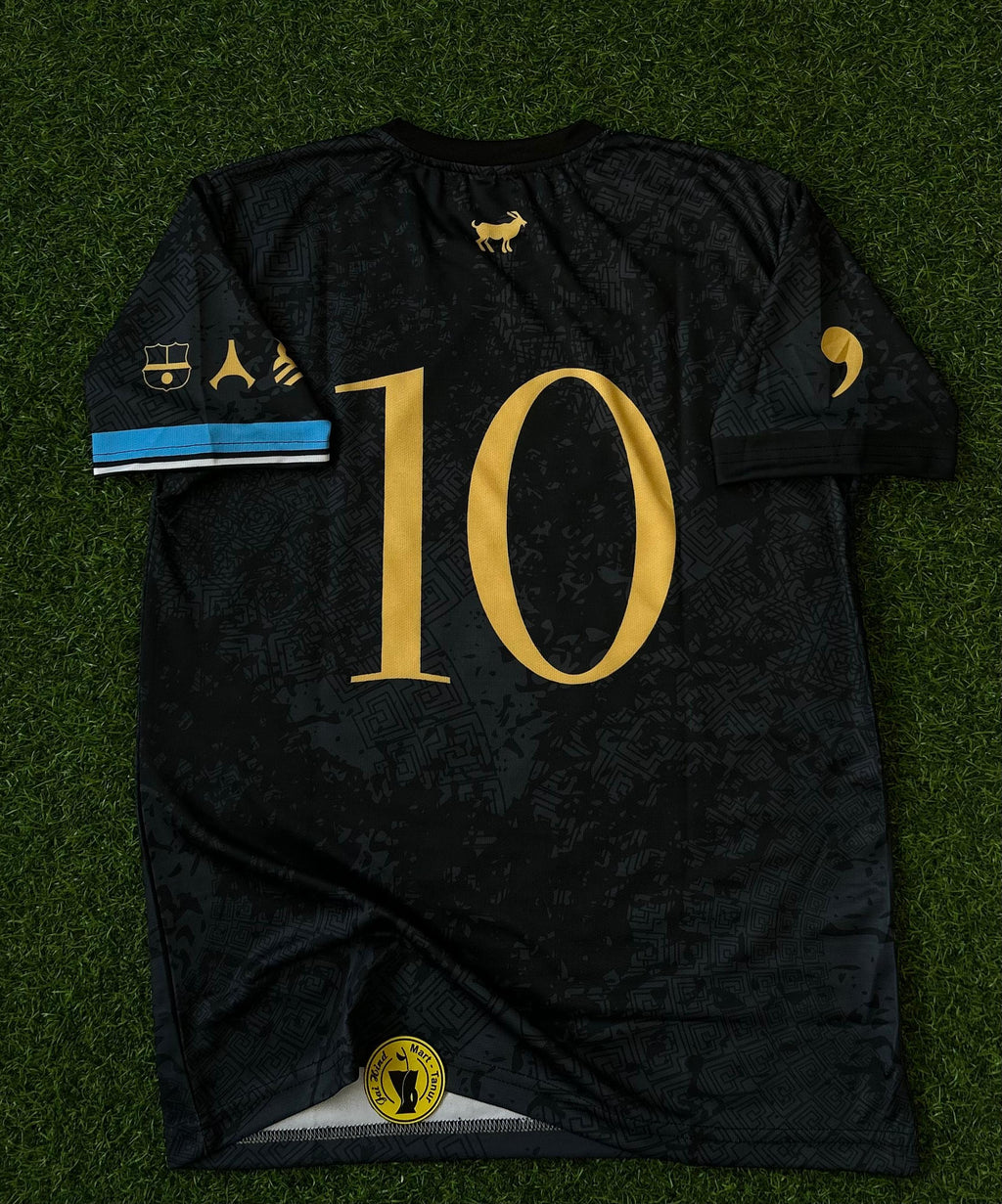 ARGENTINA 'GOAT' SPECIAL EDITION,MESSI TRIBUTE JERSEY. HALFSLEEVE SUBLIMATION