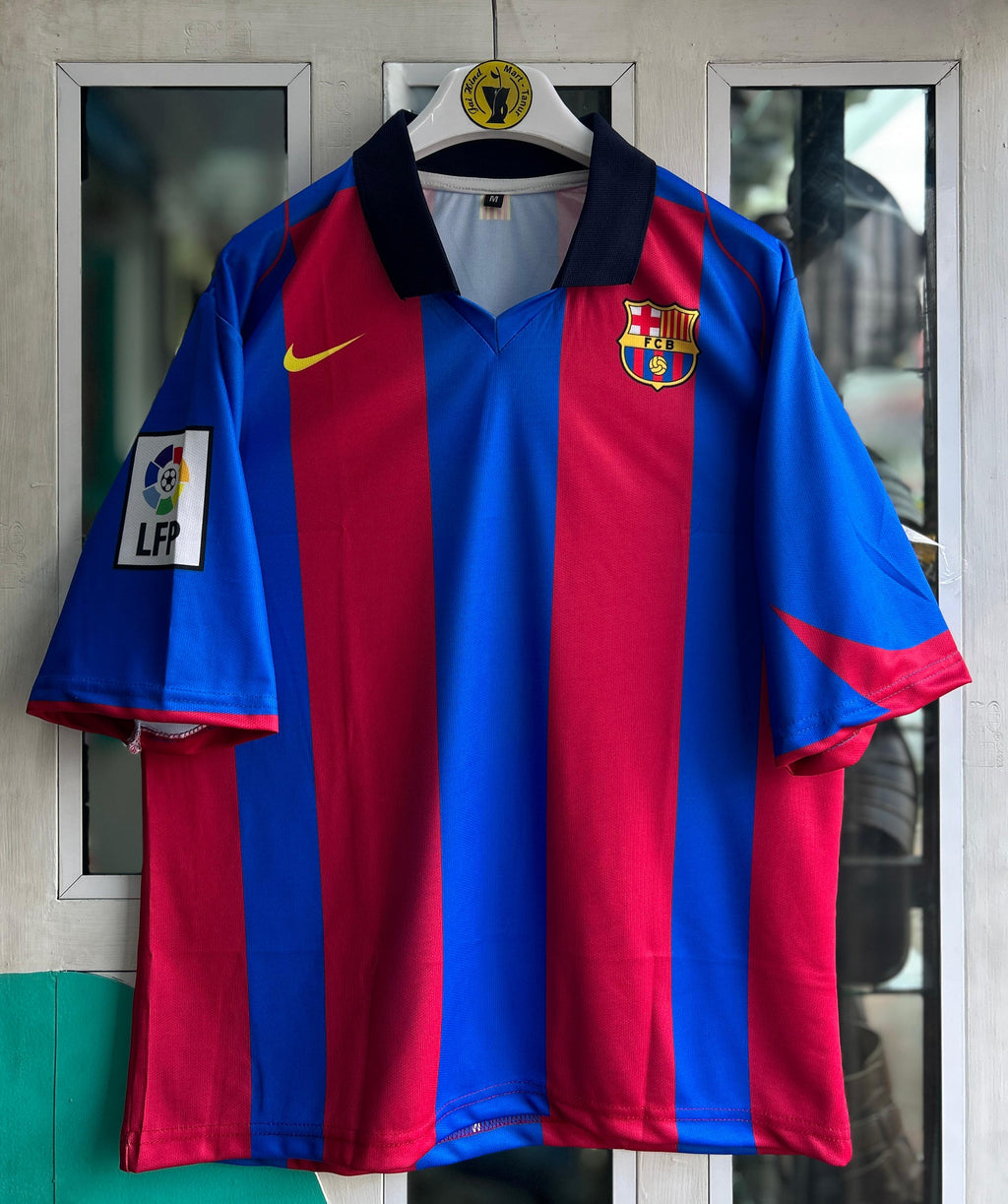 BARCELONA 2003-04 SEASON HOME. FIVESLEEVE POLO SUBLIMATION