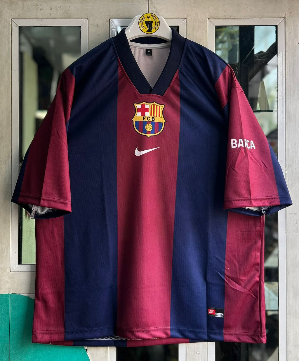 BARCELONA 1998-99 SEASON HOME. FIVESLEEVE SUBLIMATION