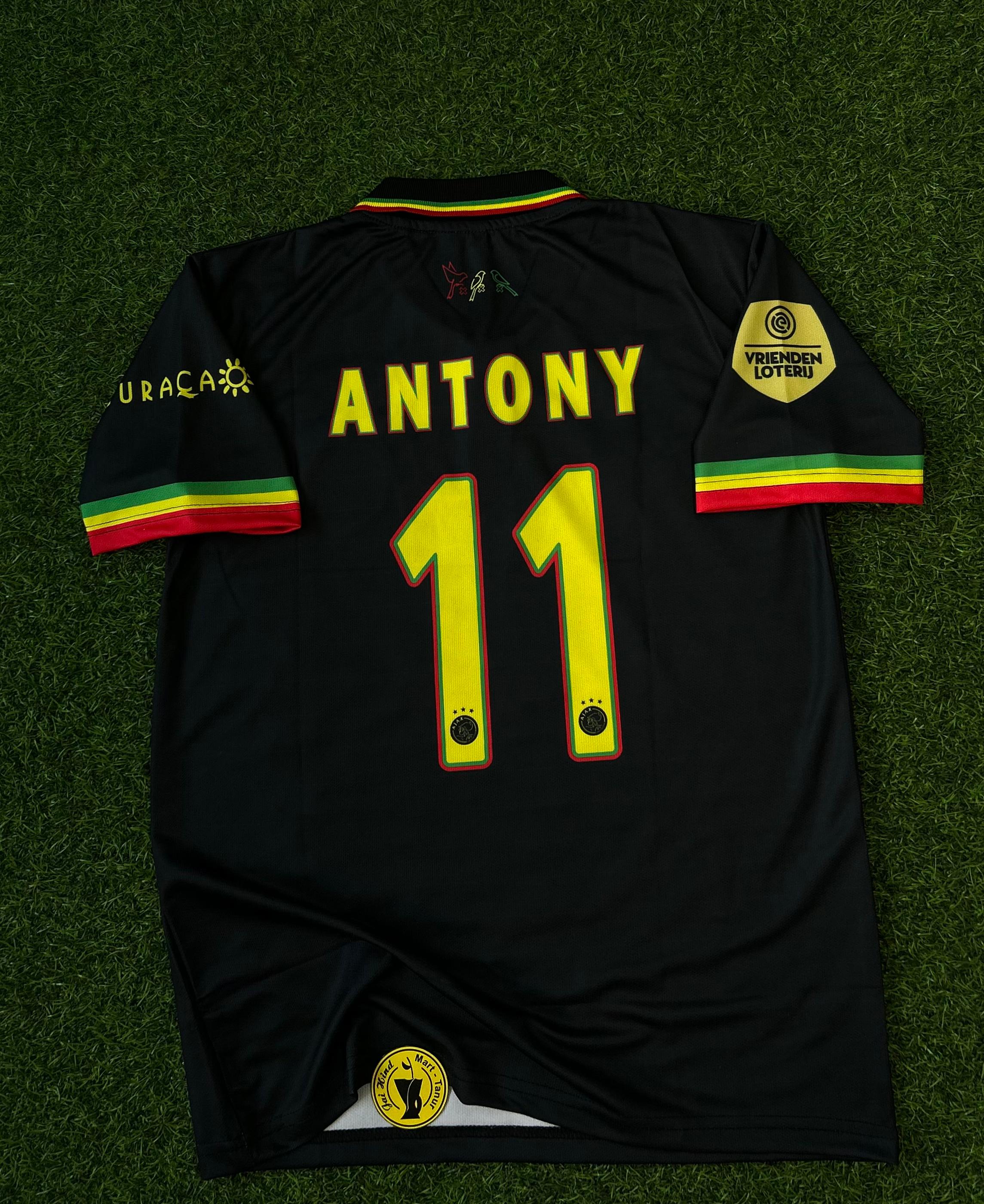 AJAX 2021-22 SEASON THIRD KIT. HALFSLEEVE POLO EMBROIDERY