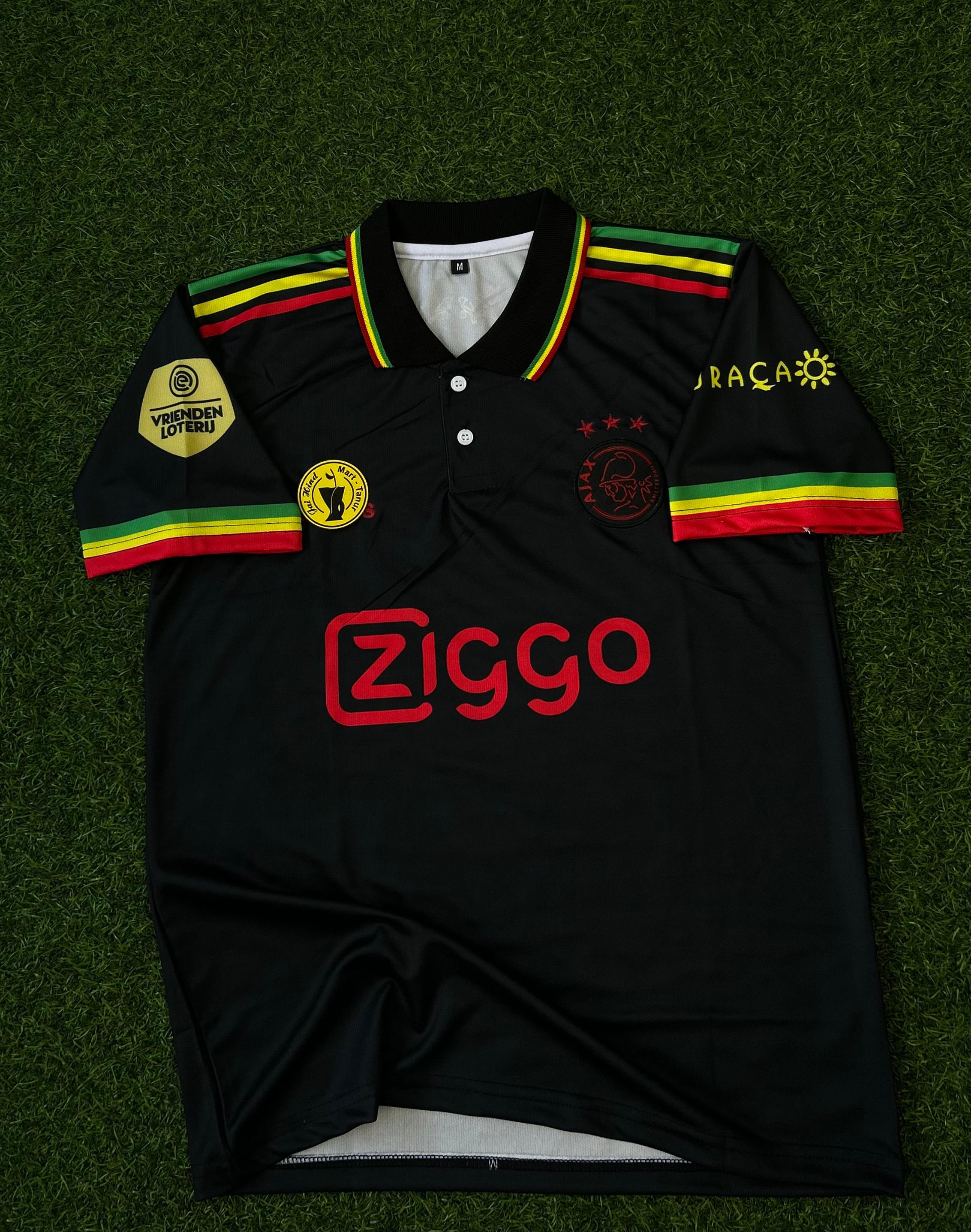 AJAX 2021-22 SEASON THIRD KIT. HALFSLEEVE POLO EMBROIDERY