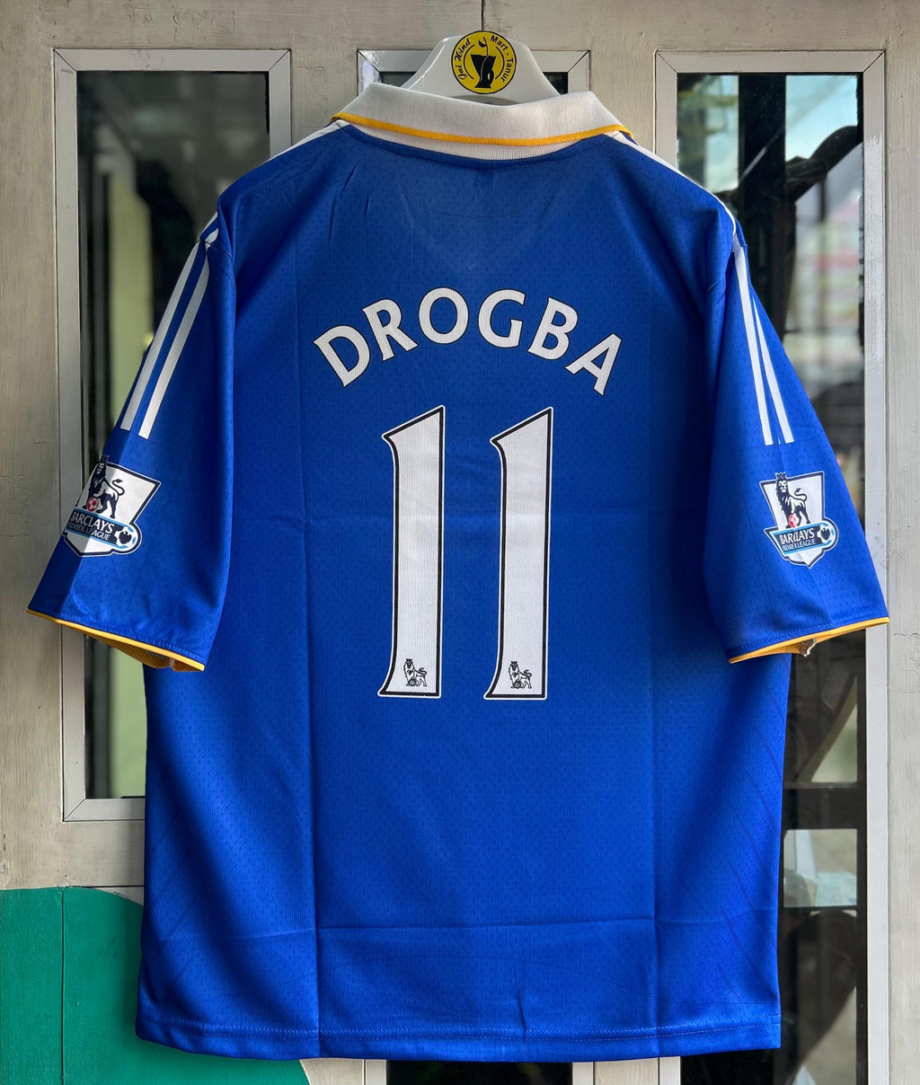CHELSEA 2008-09 SEASON HOME KIT. FIVESLEEVE POLO EMBROIDERY