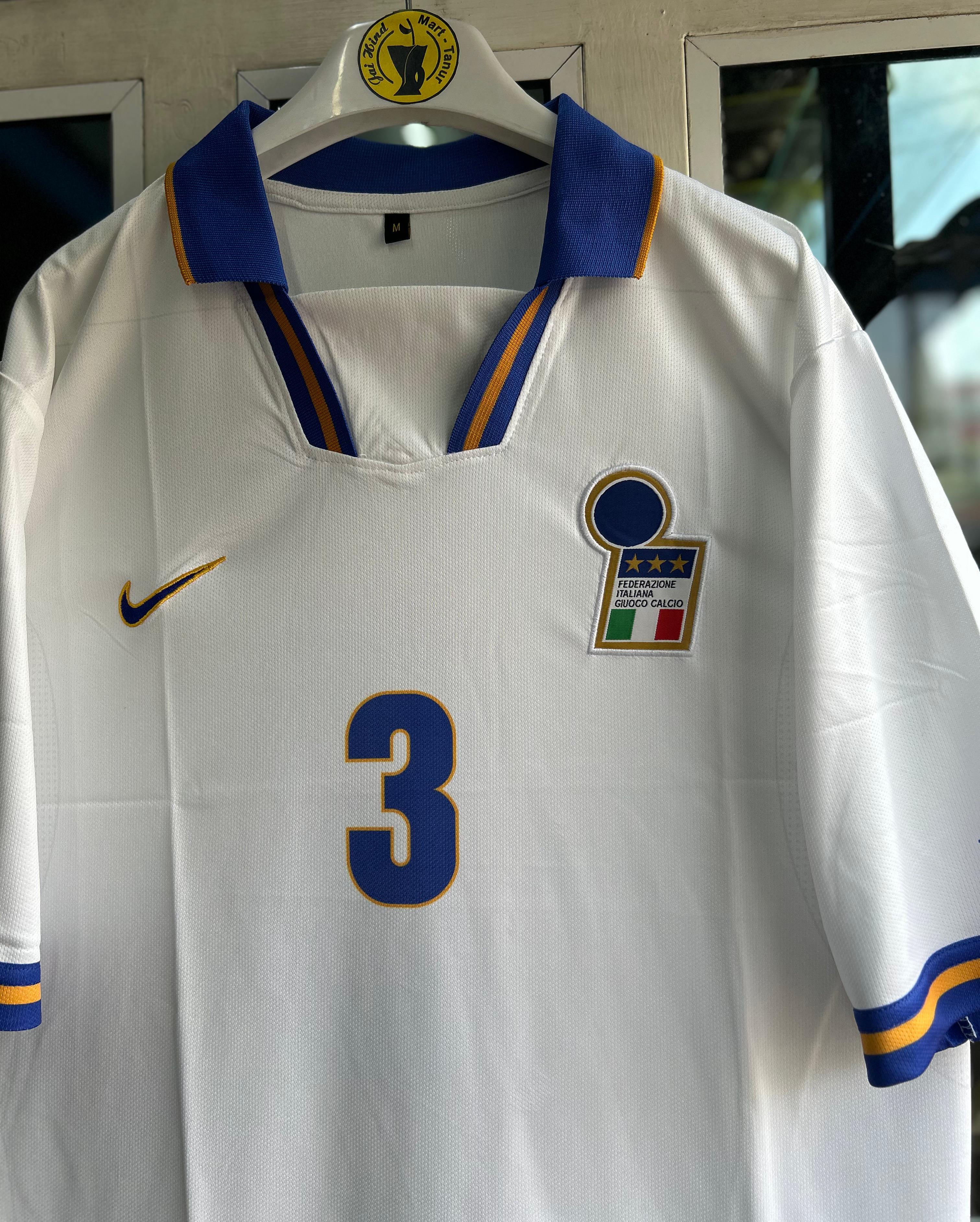 ITALY 1996-97 AWAY KIT . FIVESLEEVE POLO EMBROIDERY
