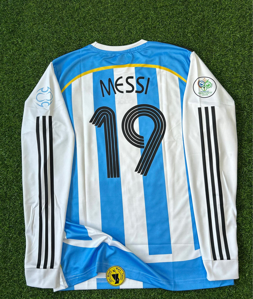 ARGENTINA 2006 HOME KIT. FULLSLEEVE EMBROIDERY