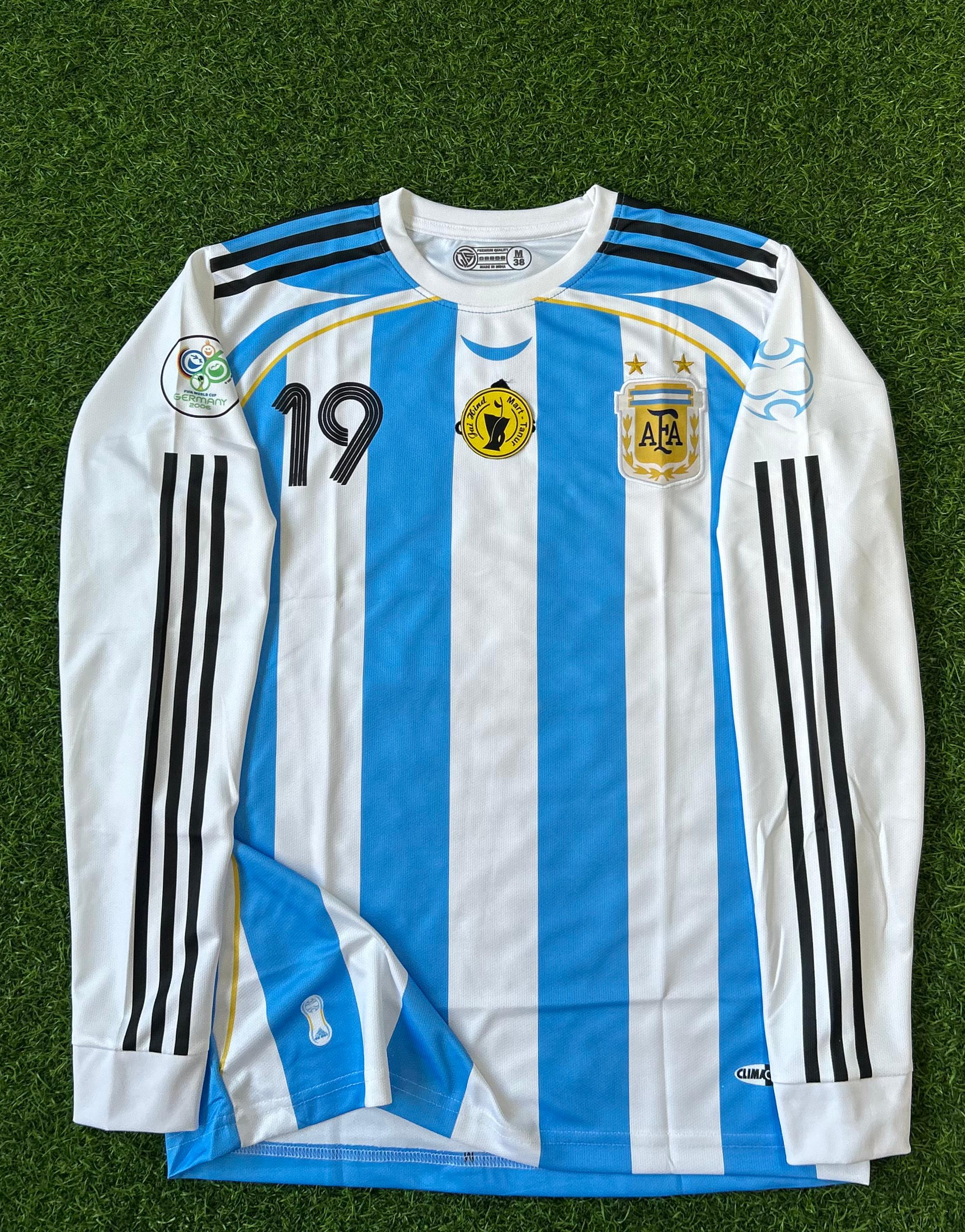 ARGENTINA 2006 HOME KIT. FULLSLEEVE EMBROIDERY