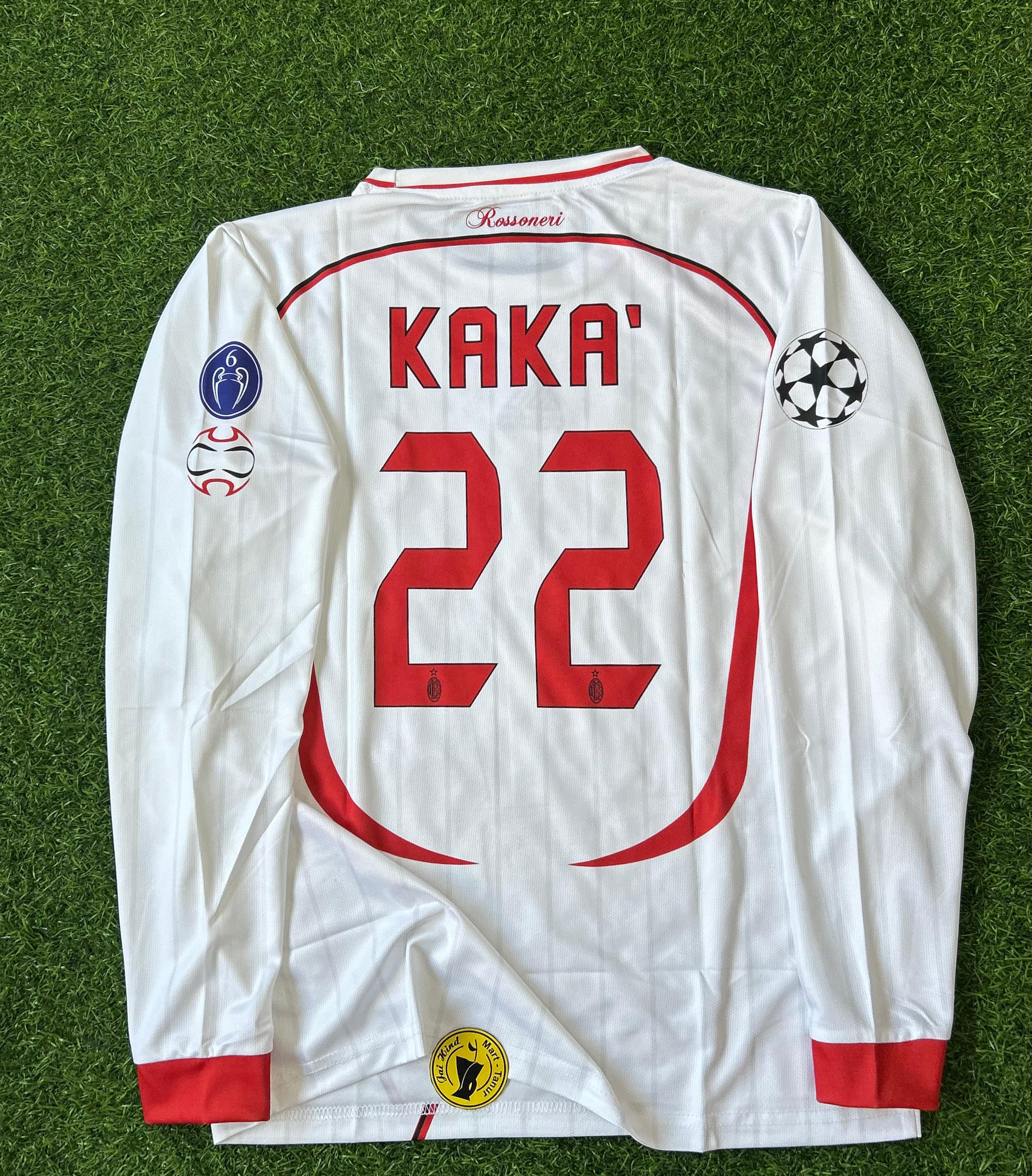 AC MILAN 2006-07 AWAY KIT. FULLSLEEVE EMBROIDERY