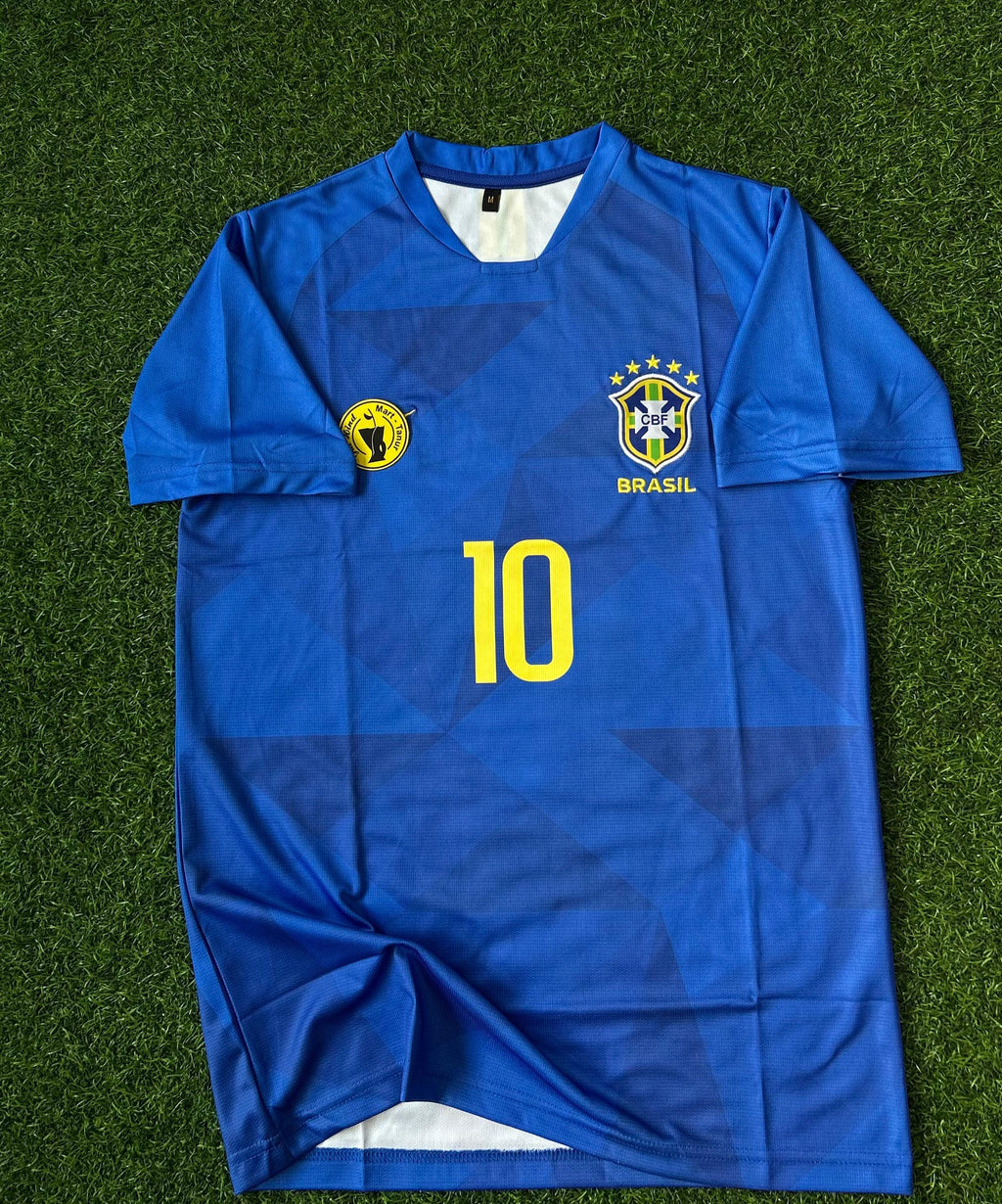 BRAZIL 2018 WORLD CUP AWAY KIT.HALFSLEEVE EMBROIDERY