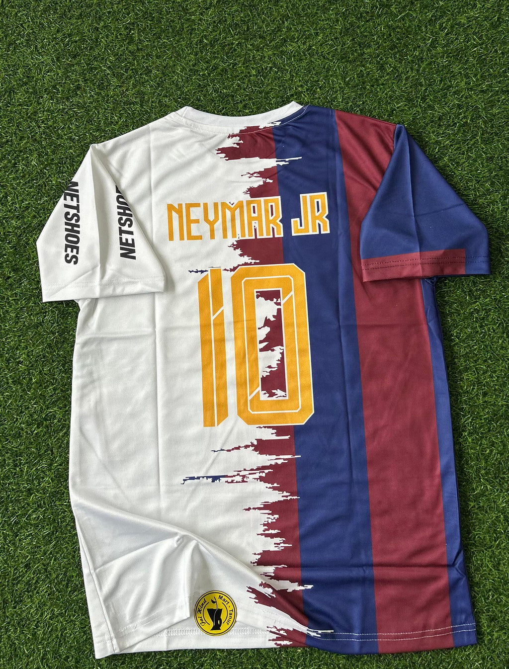 SANTOS x BARCELONA  NEYMAR JR SPECIAL EDITION ,HALFSLEEVE EMBROIDERY