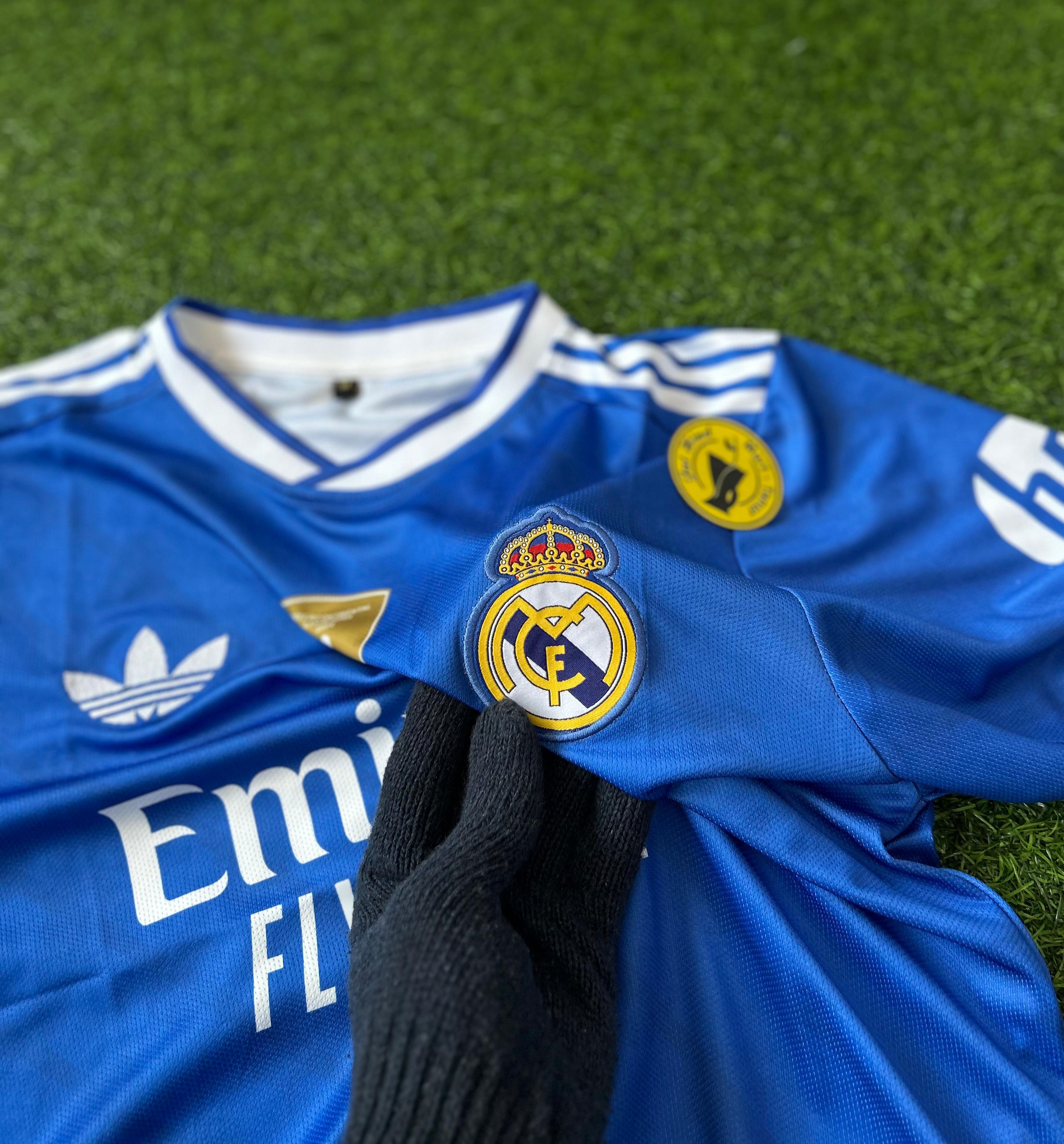 REAL MADRID 2025-26 SEASON THIRD KIT, HALFSLEEVE EMBROIDERY
