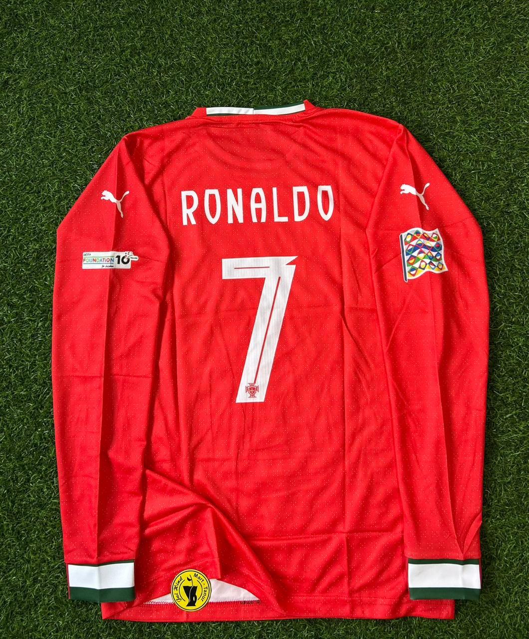 PORTUGAL 2024  NATION'S LEAGUE HOME KIT. FULLSLEEVE EMBROILEDERY