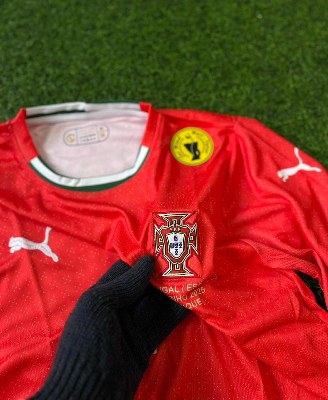 PORTUGAL 2024  NATION'S LEAGUE HOME KIT. FULLSLEEVE EMBROILEDERY