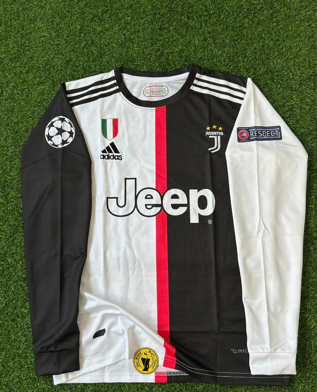 JUVENTUS 2019-20 HOME KIT. FULLSLEEVE EMBROILEDERY