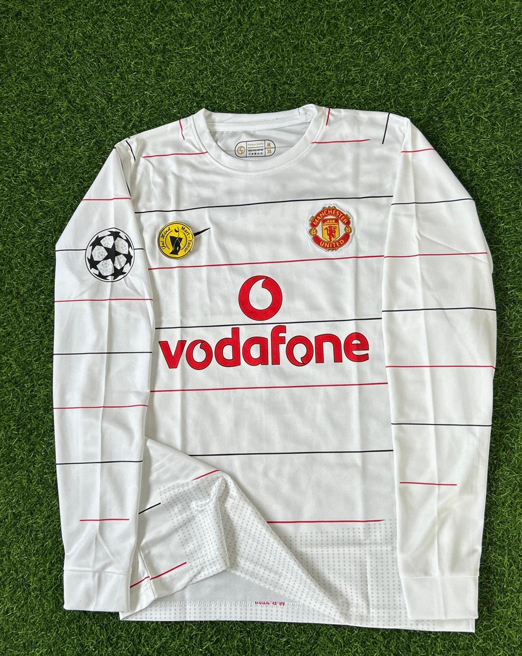 MAN UNITED 2003-04 THIRD KIT. FULLSLEEVE EMBROILEDERY