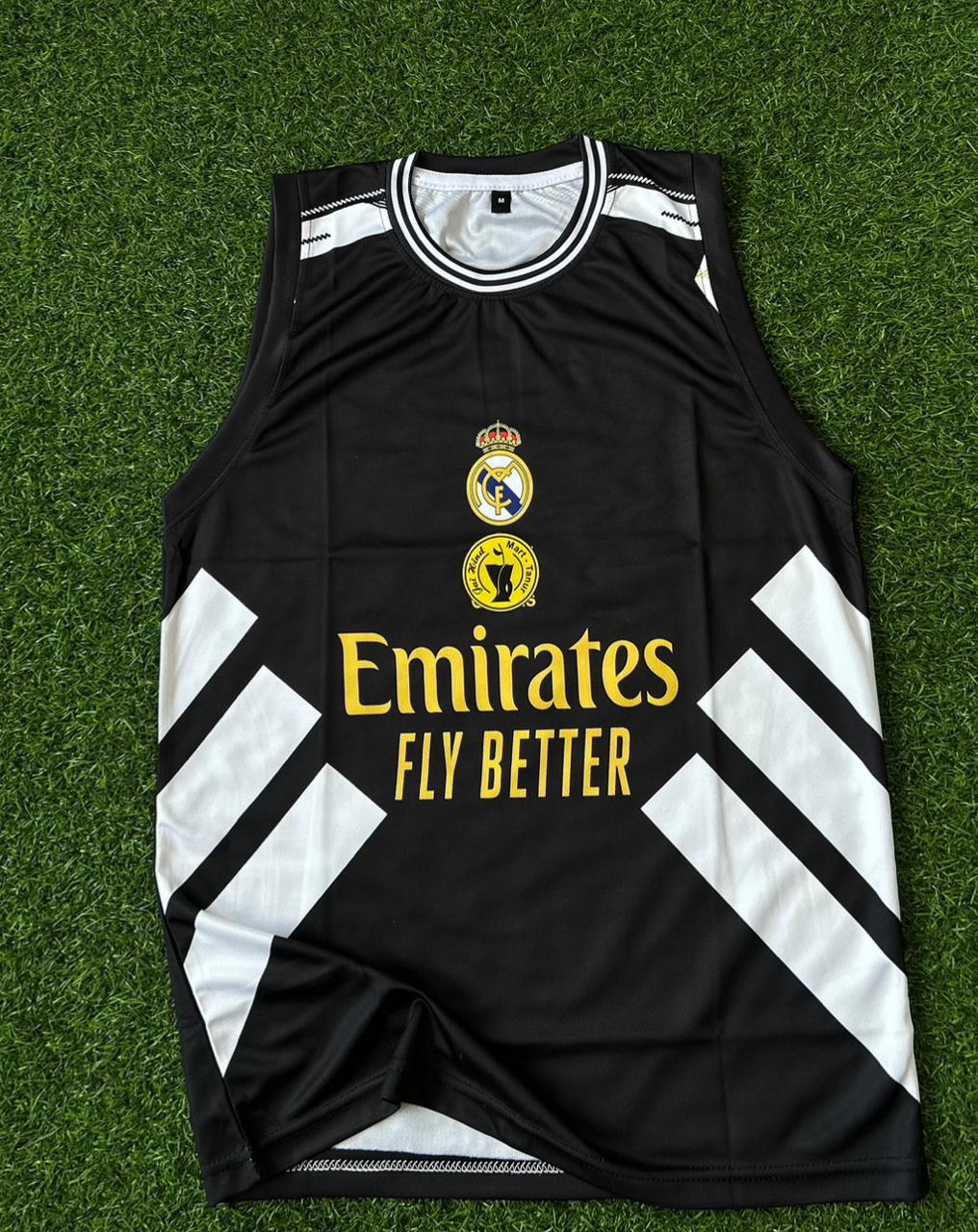 REAL MADRID RETRO SLEEVLESS KIT(RONALDO),FULLSUBLIMATION