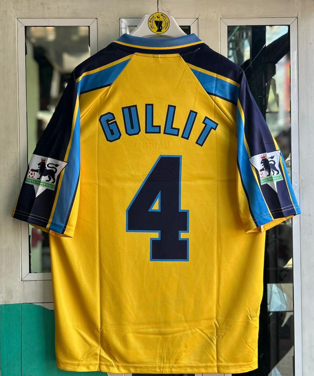 CHELSEA 1995-96-97 AWAY KIT.FIVESLEEVE POLO EMBROIDERY
